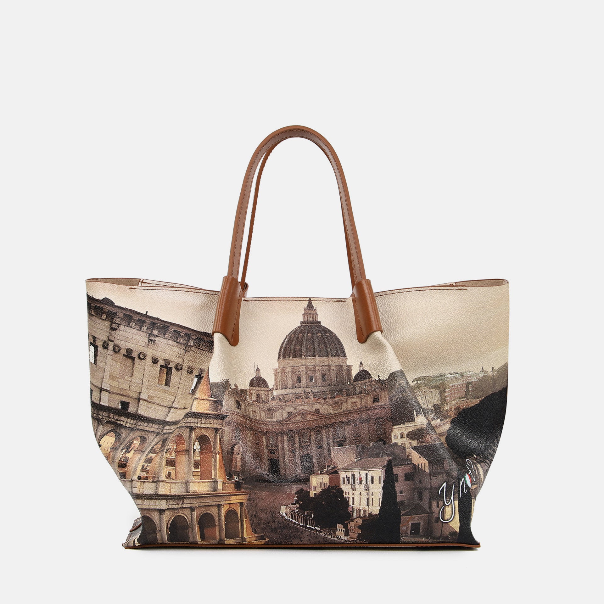 Ynot shopping bag con doppi manici