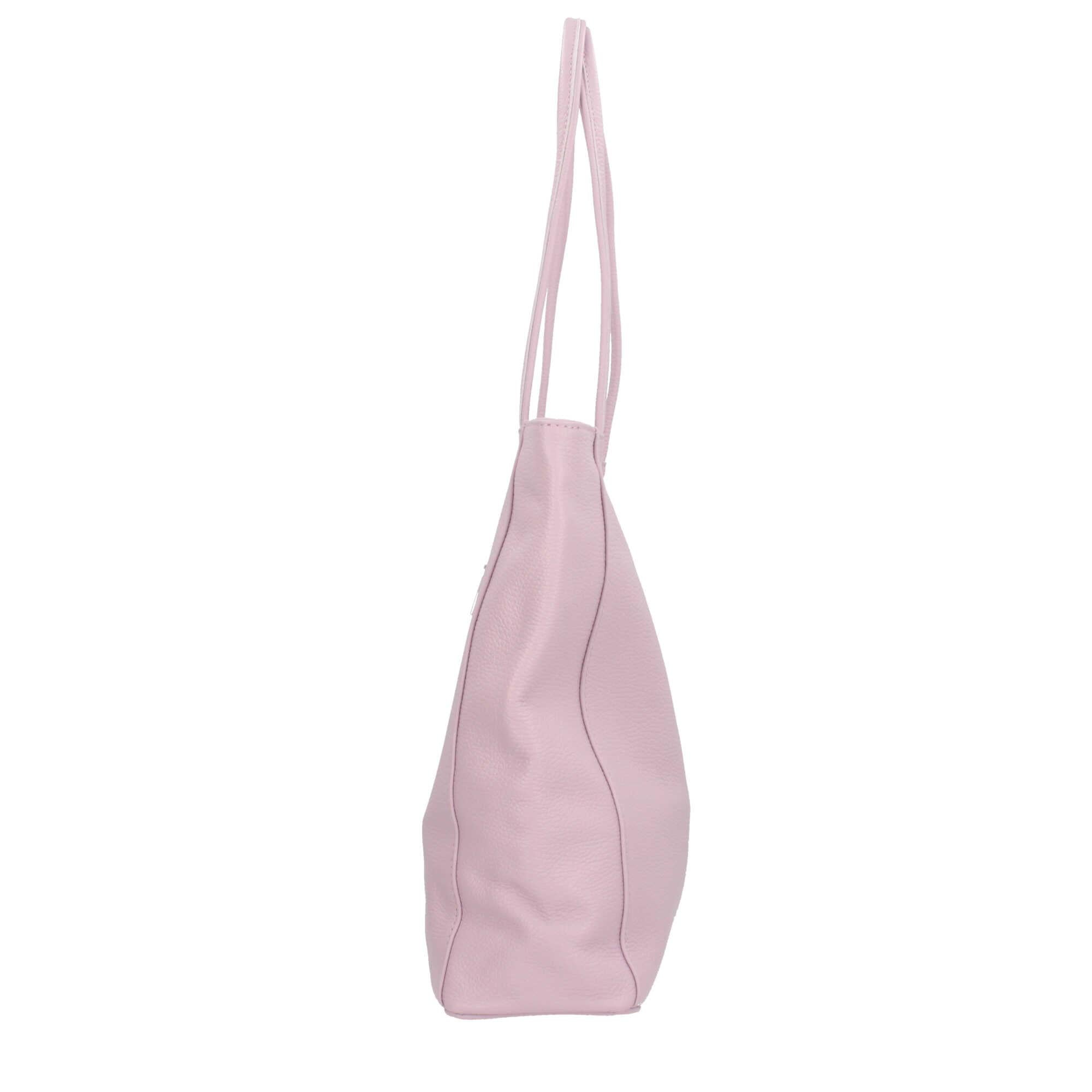 Borsa shopping con chiusura zip Made in italy