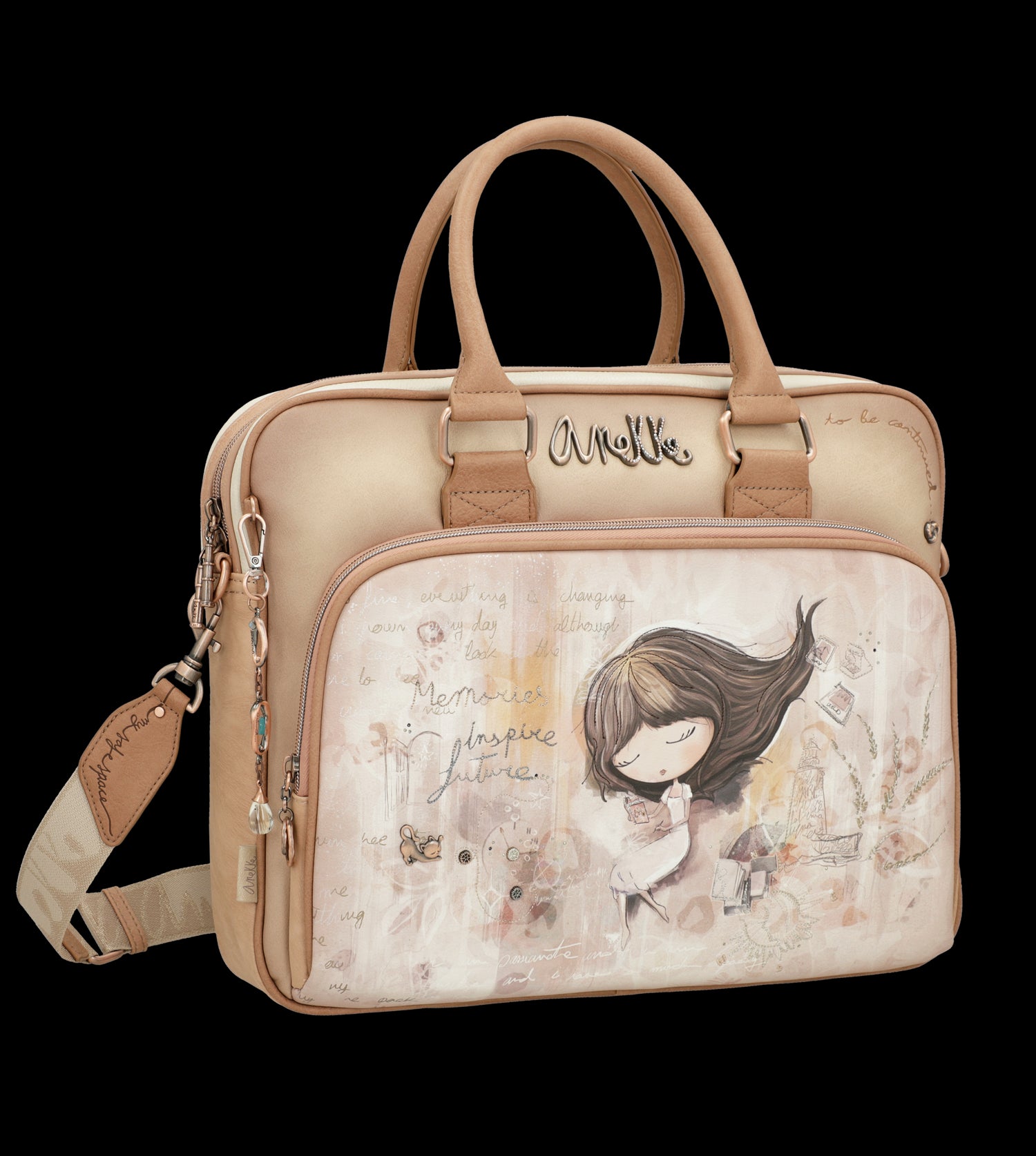 Borsa porta PC Anekke elegante e funzionale con tracolla regolabile