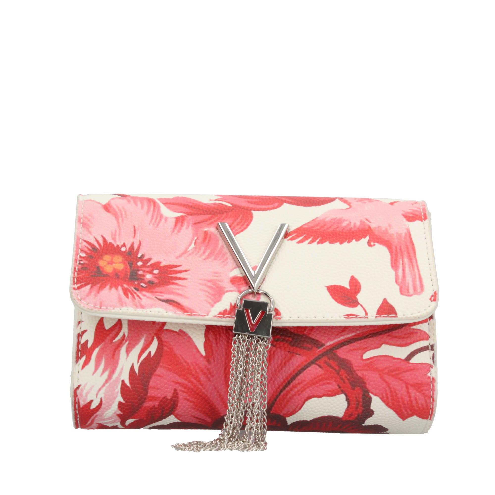 Borsa a tracolla Valentino con stampa floreale e catena