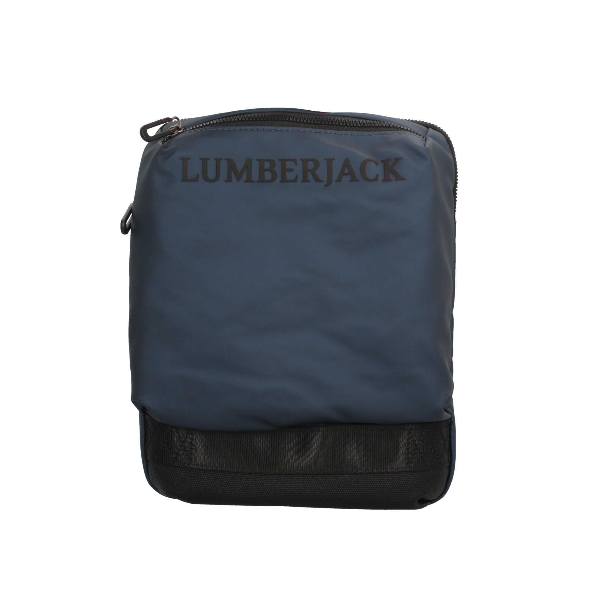 Borsello Lumberjack con logo e scomparto principale