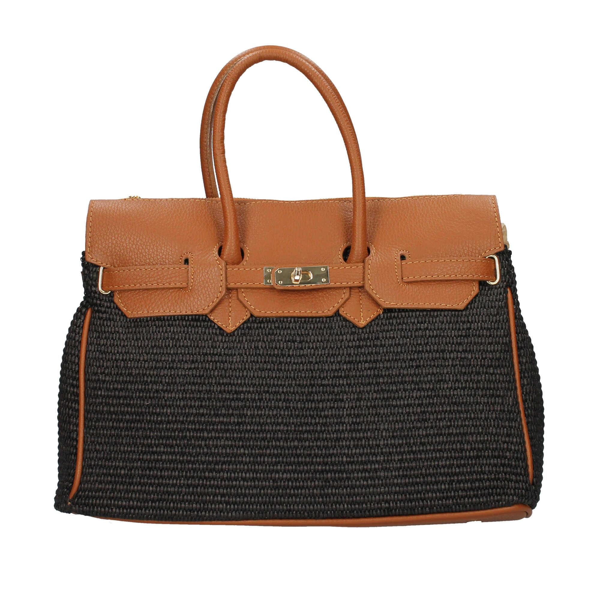 Borsa a mano in pelle