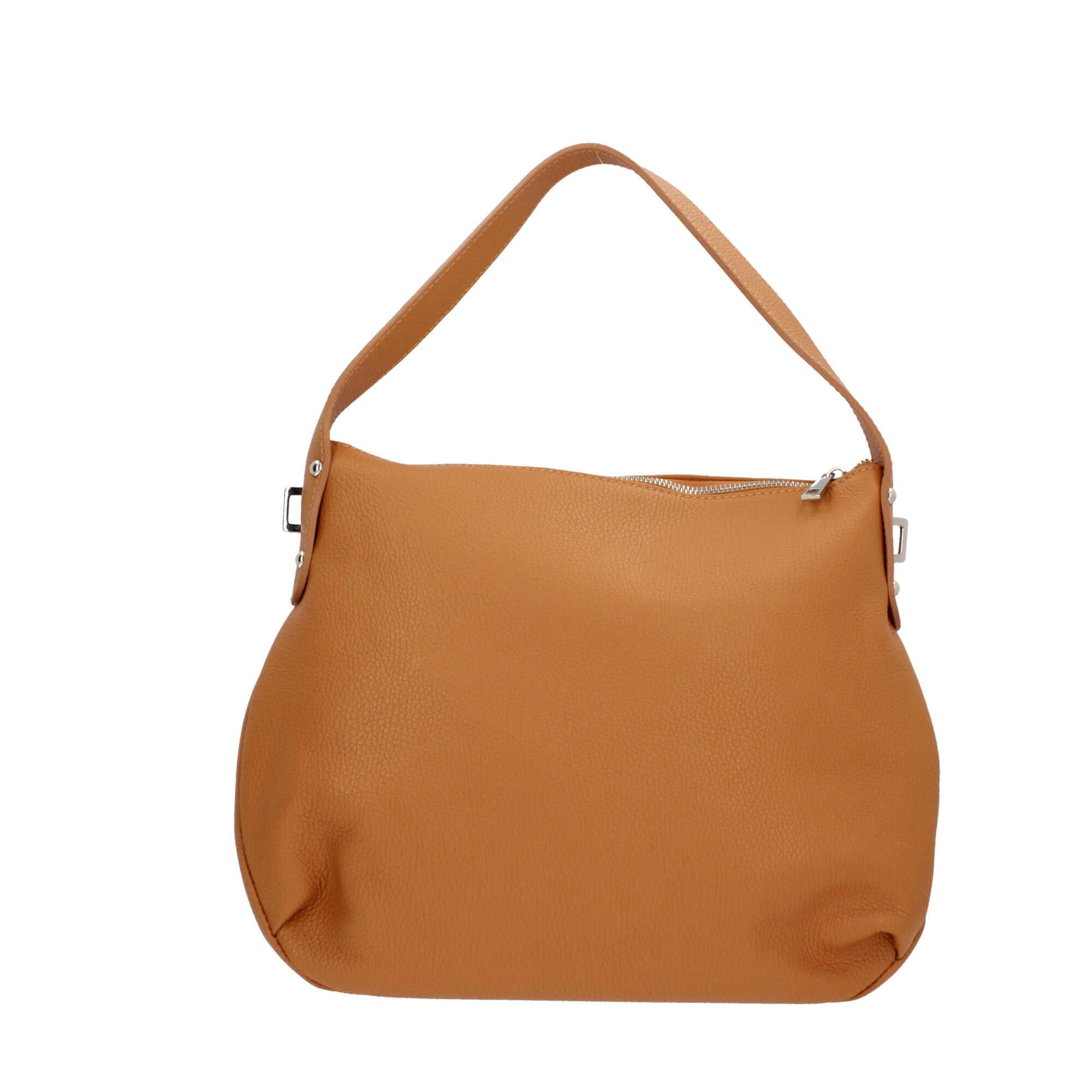 Borsa Shopping in vera pelle Made In Italy