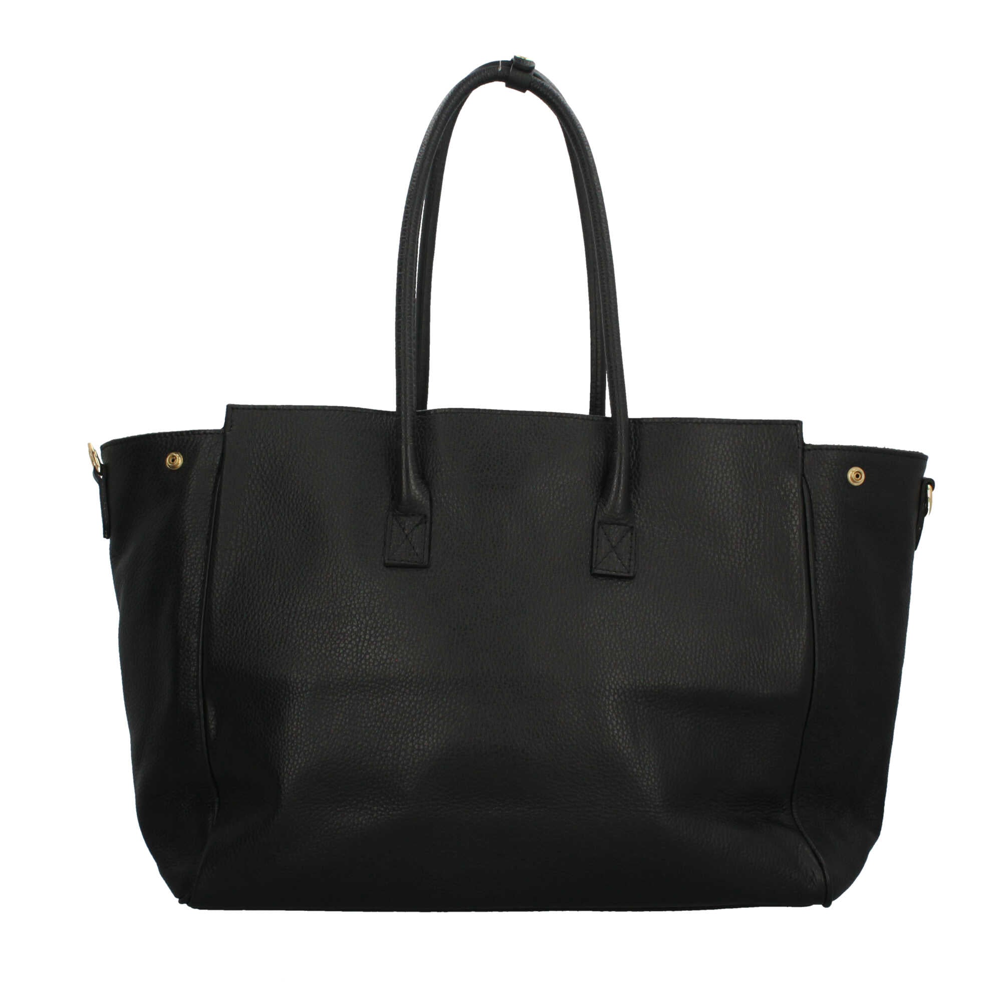 Borsa Made in Italy in vera pelle a spalla con design strutturato