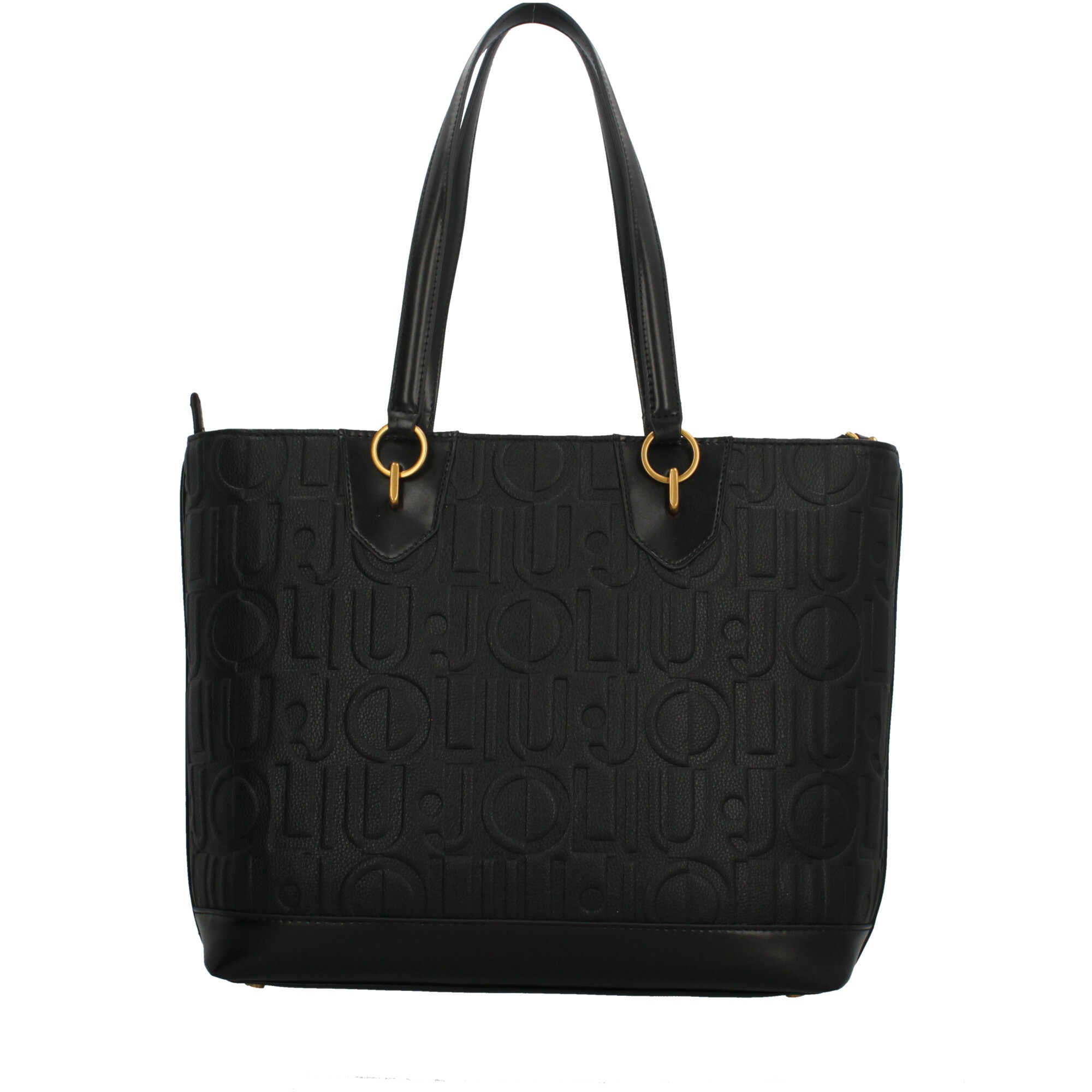 Borsa Shopper Donna Liu Jo con Logo in Rilievo e Catena Decorativa