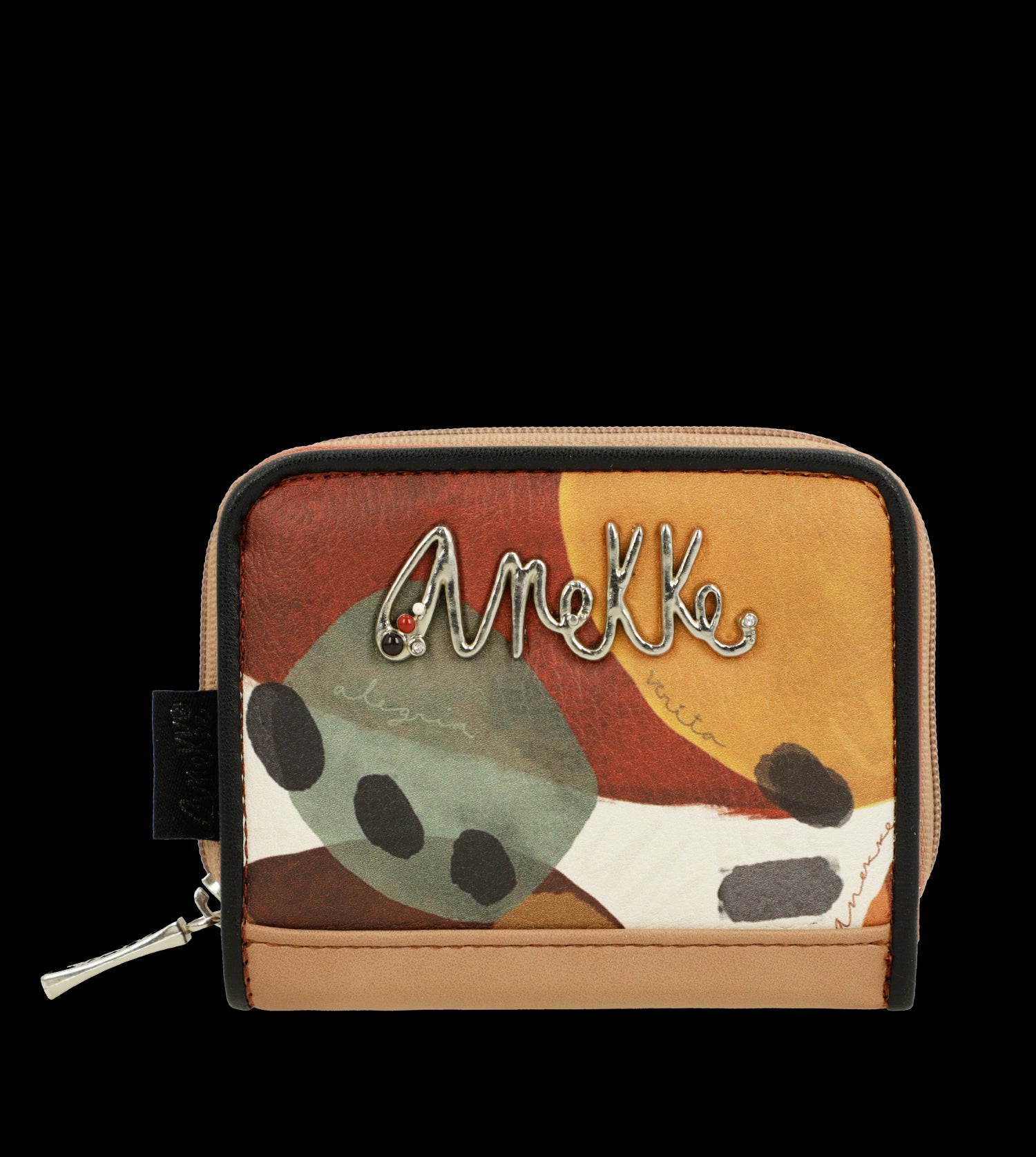Portafoglio Anekke piccolo con zip e design moderno