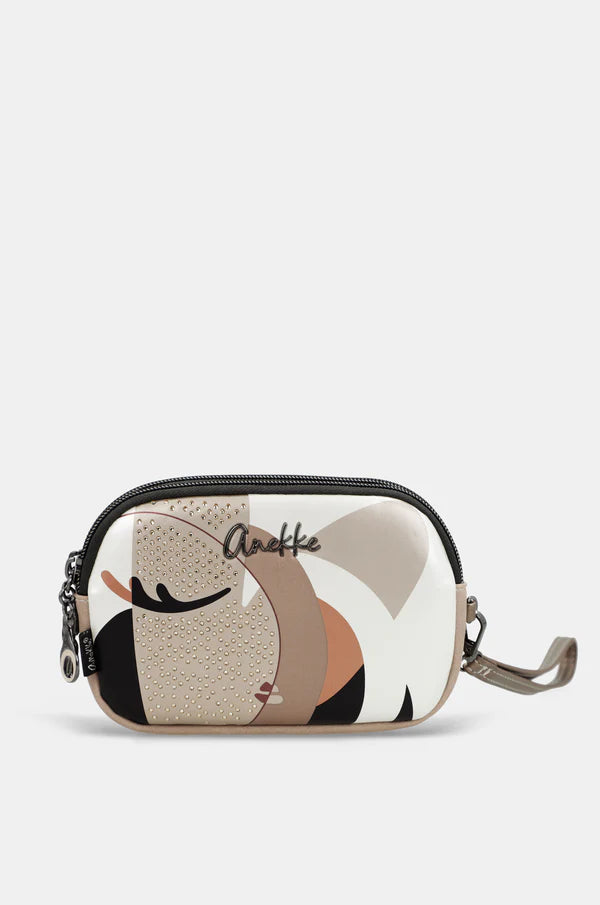 Beauty Case Anekke Donna Compatto con Zip e Laccetto