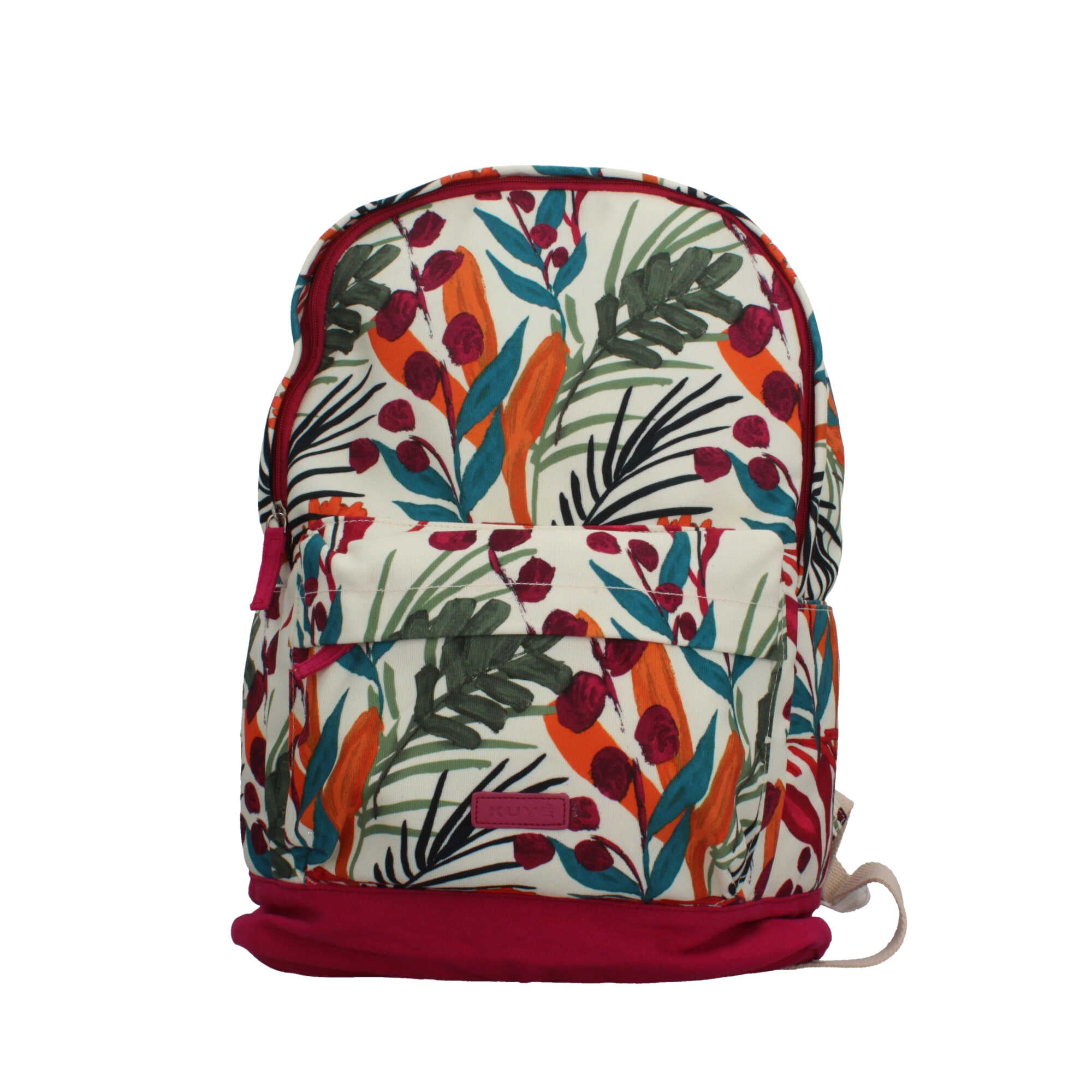Zaino Kuve con stampa tropicale e fondo rinforzato