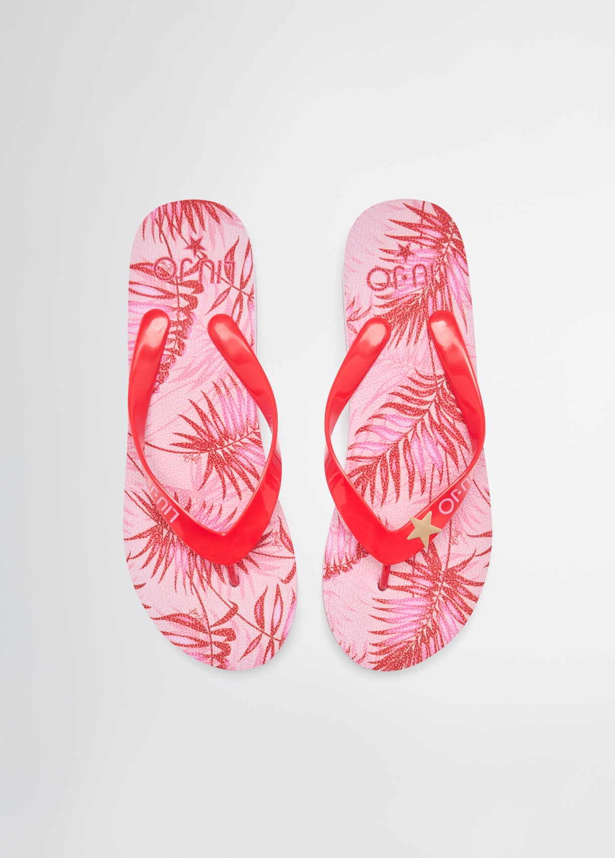 Infradito platform Liu Jo con stampa e logo