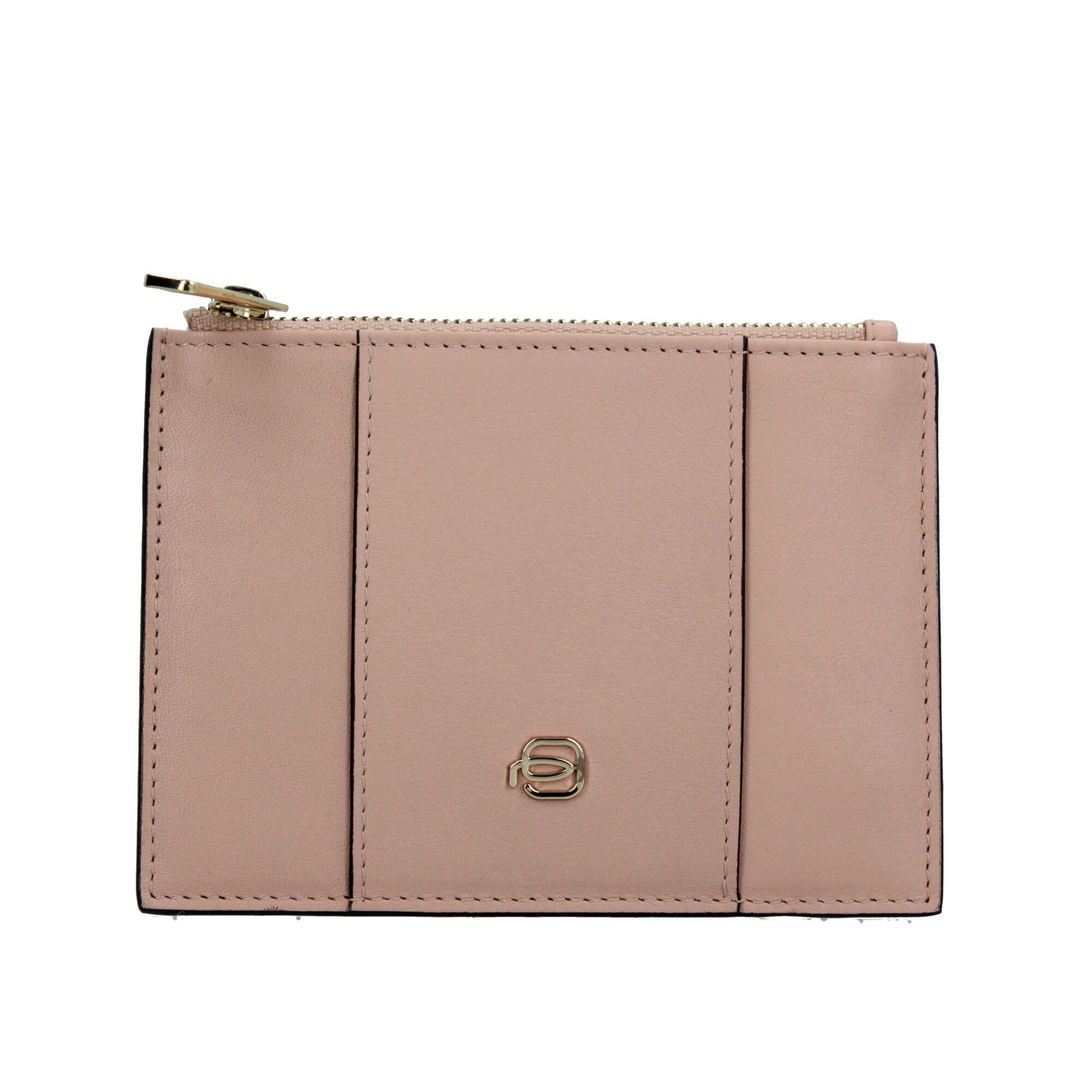 Piquadro porta monete in pelle con protezione RFID e scomparti per carte