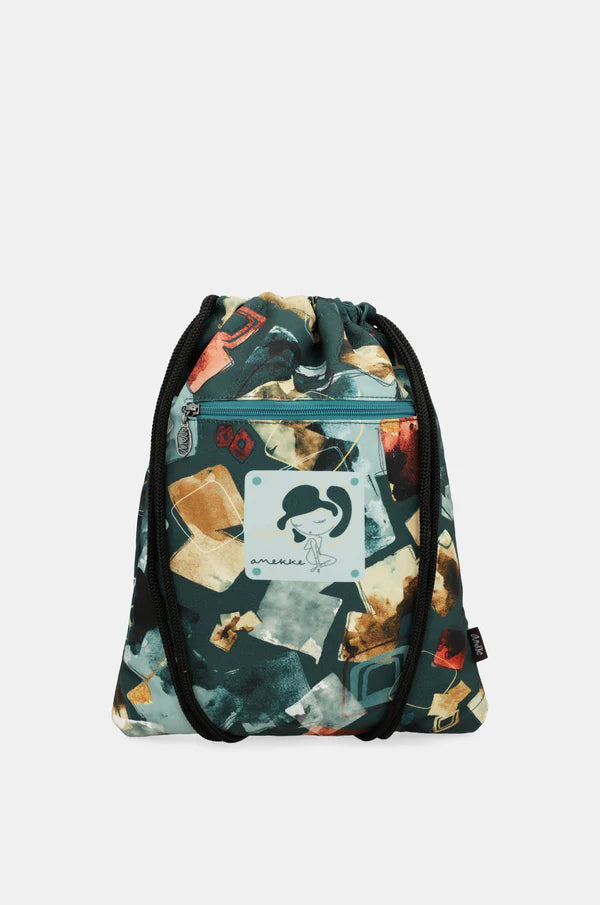 Zaino sacca Anekke donna con stampa illustrata