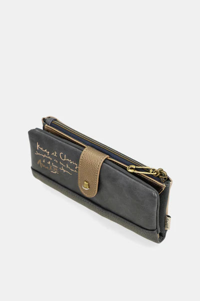 Portafoglio lungo Anekke Contemporary con zip