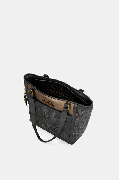 Shopper Anekke Contemporary con manici lunghi e tasca frontale