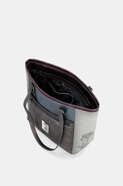 Anekke borsa shopping con tasca frontale e doppi manici