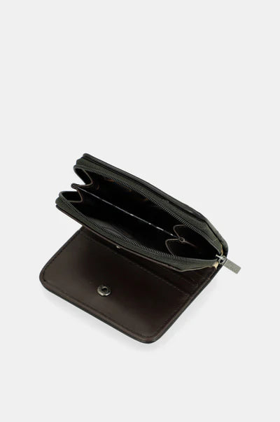 Portafoglio piccolo Anekke con chiusura zip