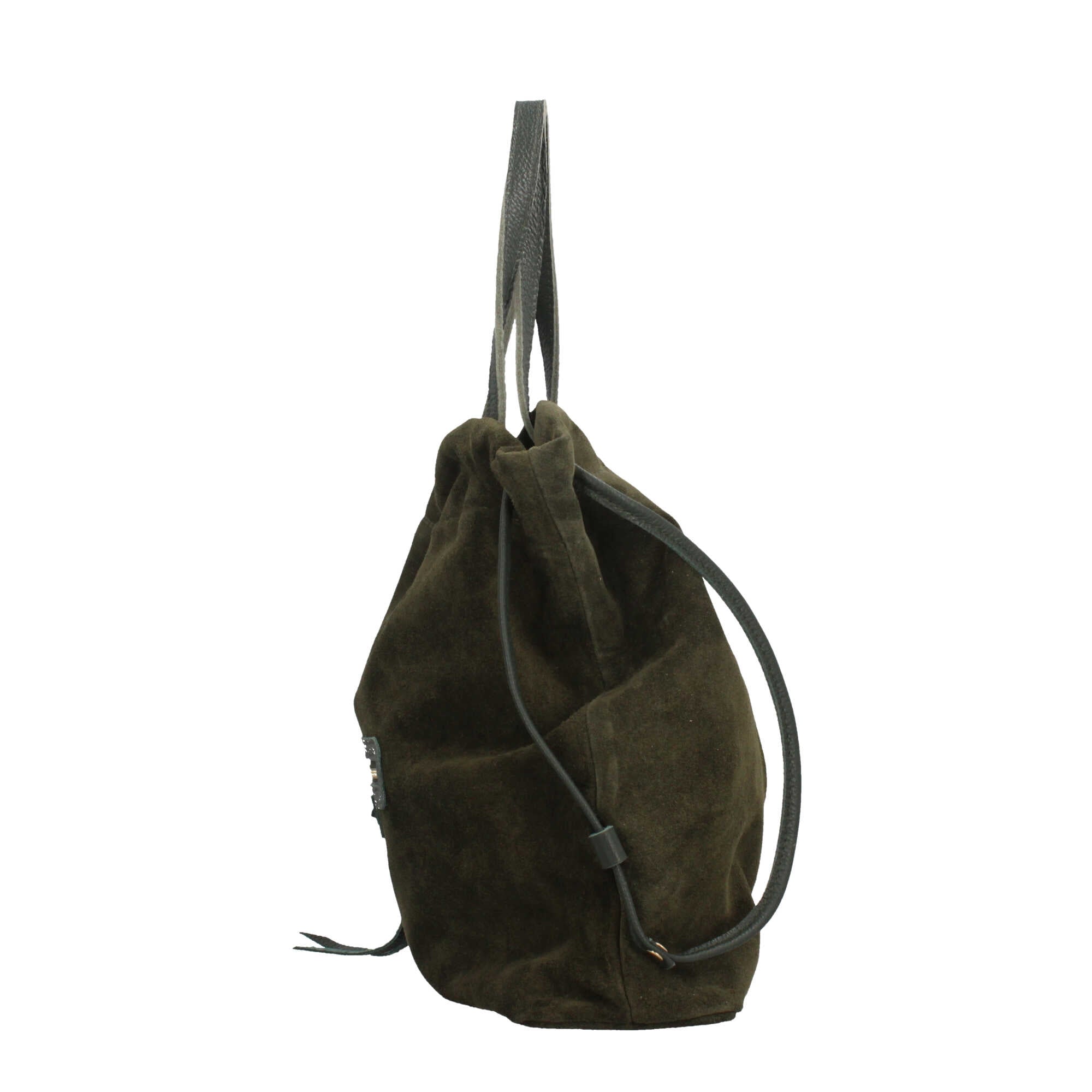 Borsa shopping in vellluto Made in italy