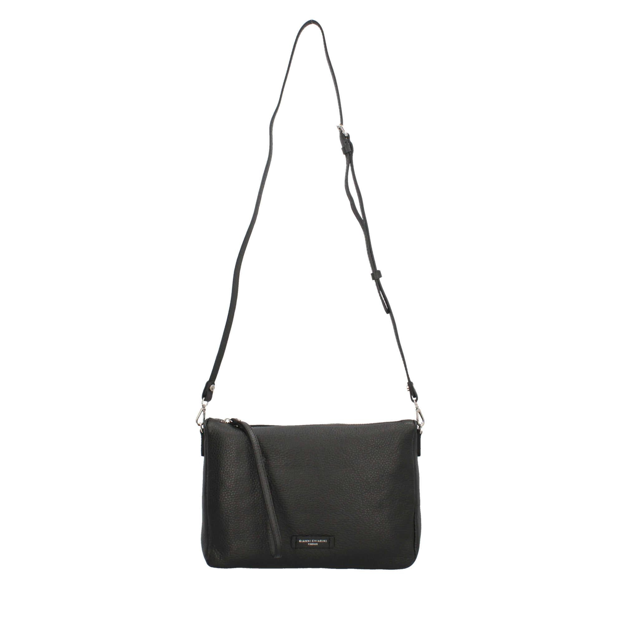 Gianni Chiarini Essential - Borsa a Tracolla Minimalista in Pelle Grana