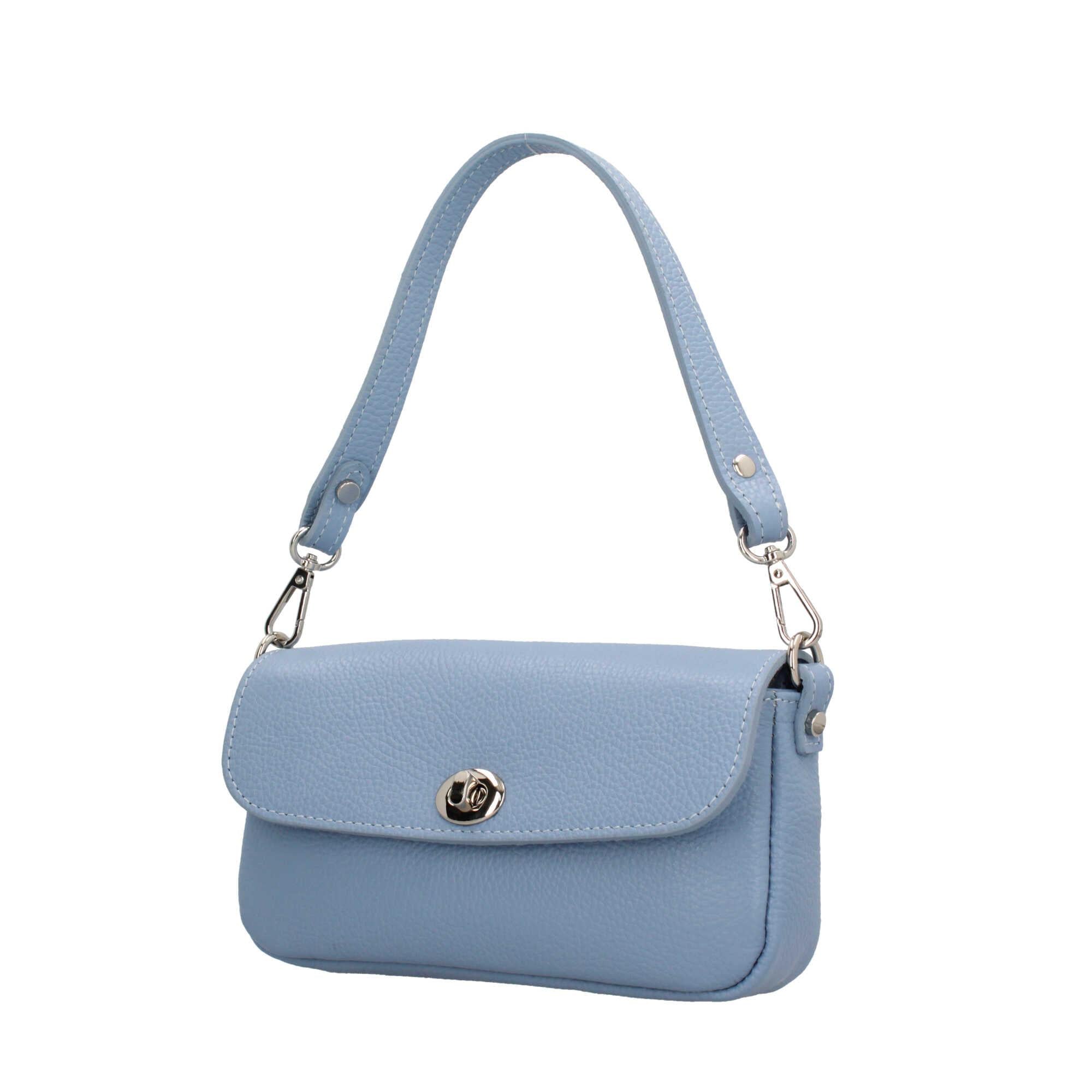 Borsa a spalla in vera pelle Made in Italy
