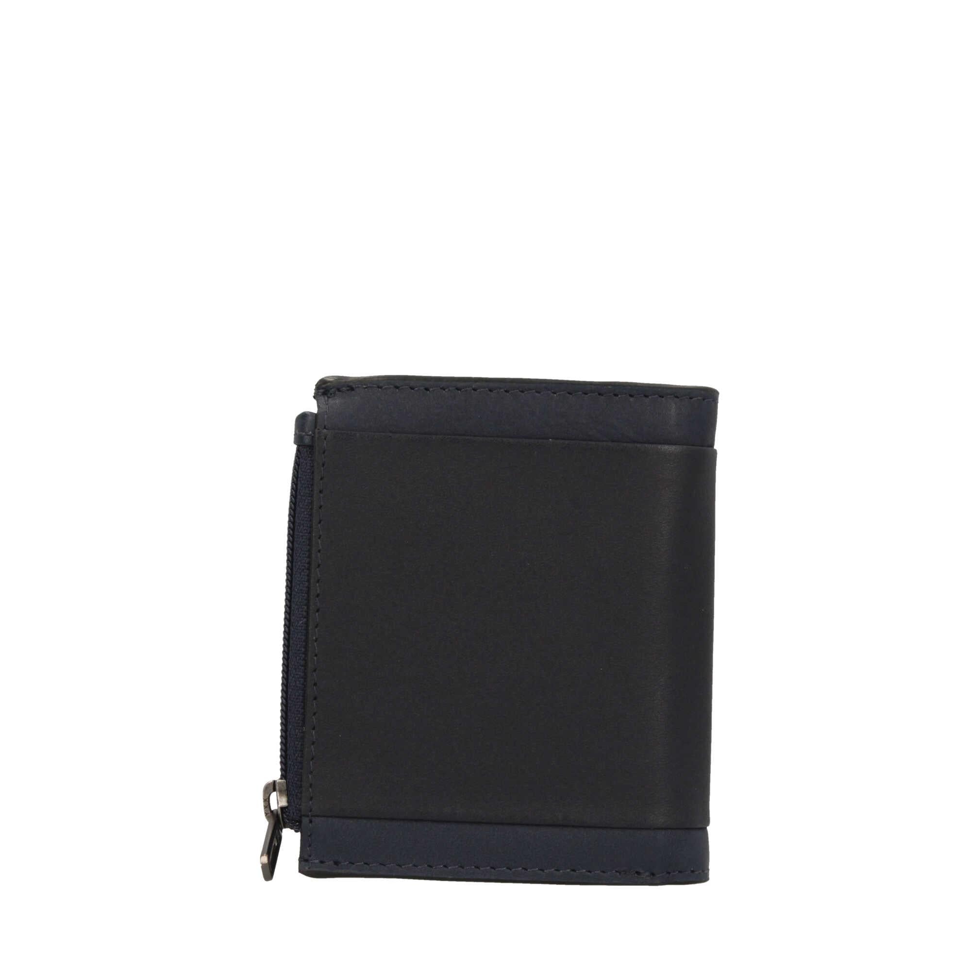 Piquadro Portacarte in pelle con porta spicci
