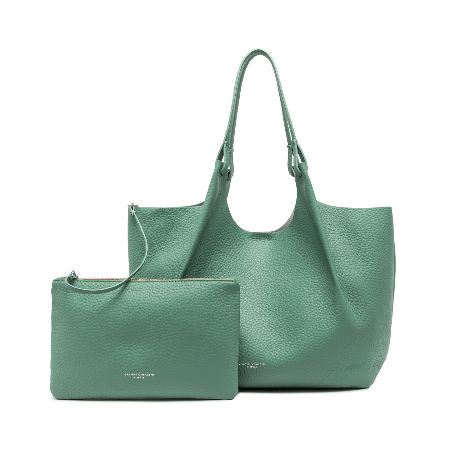 Borsa a spalla Gianni Chiarini in pelle con design morbido