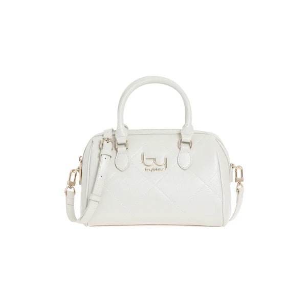 By Byblos borsa bauletto trapuntata con tracolla Avorio TU | Giò Fashion