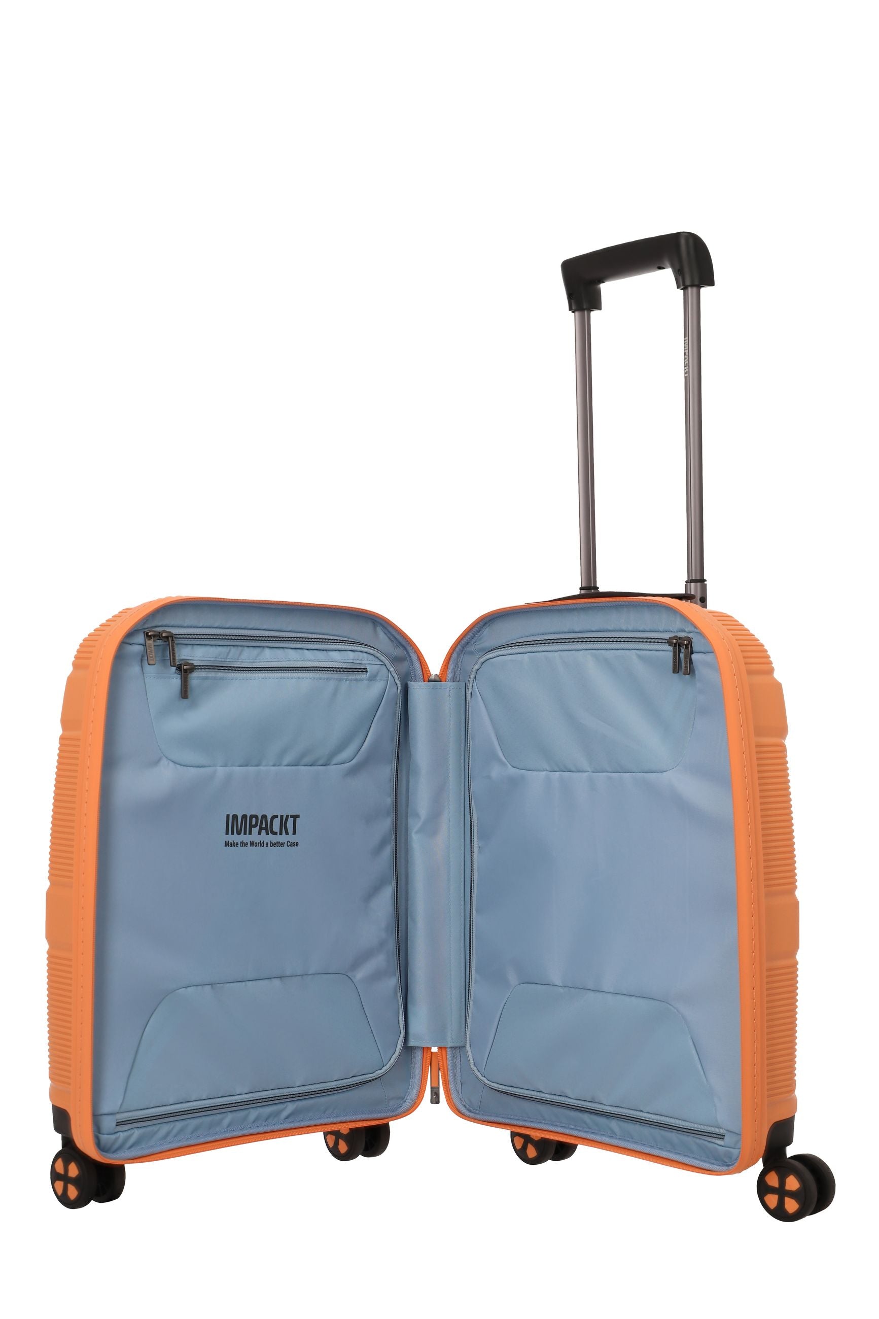Valigia bagaglio a mano rigida Travelite Impackt con USB, TSA e ruote rinforzate