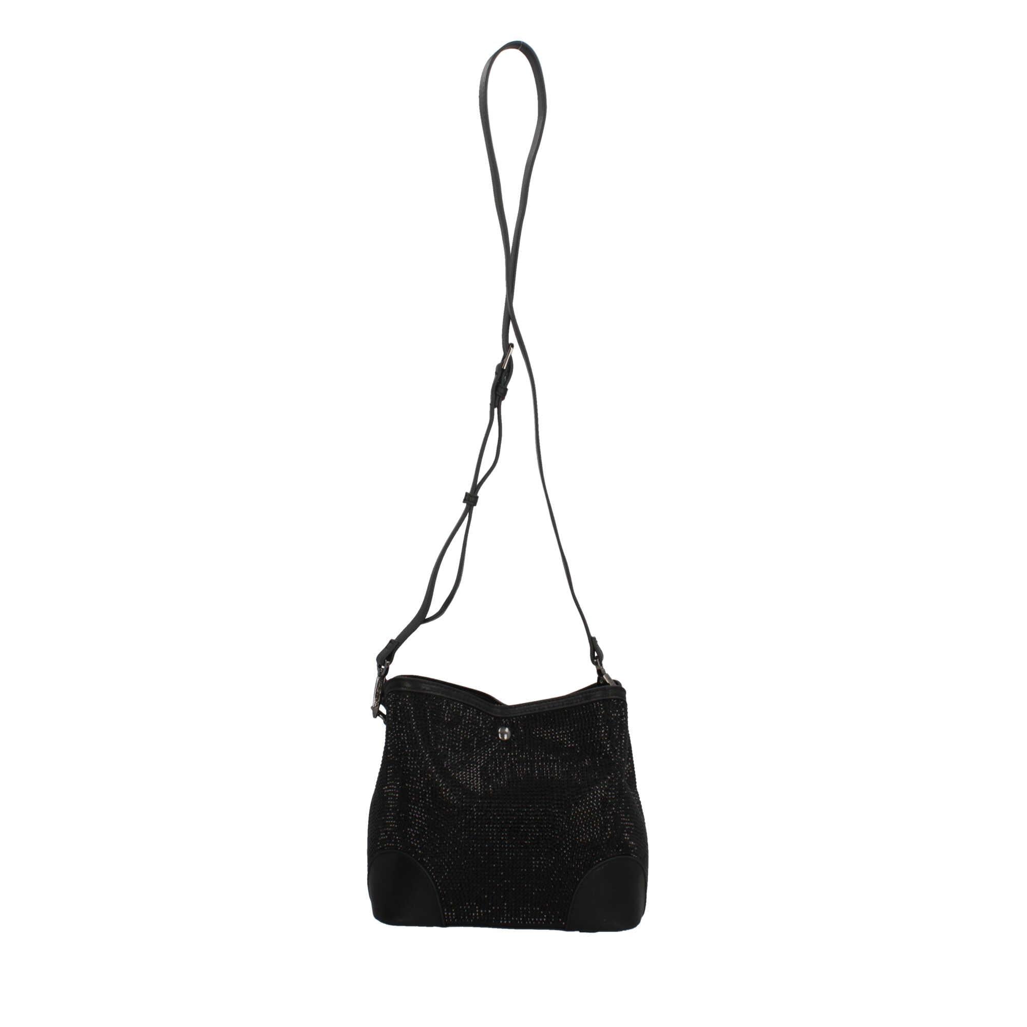 Borsa a secchiello Valentino con dettagli scintillanti e tracolla removibile