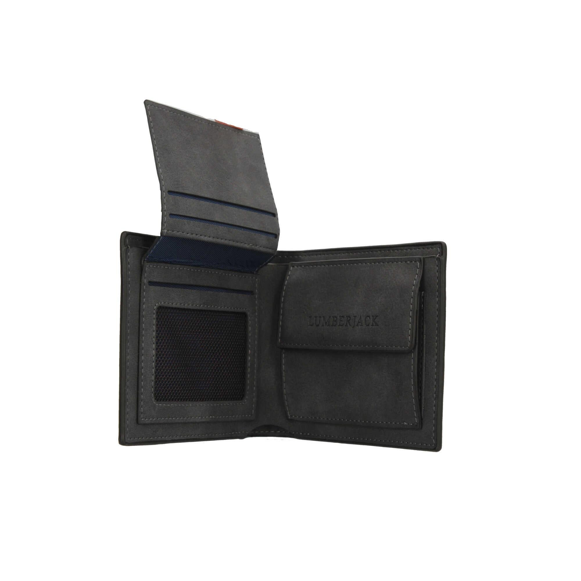 Portafoglio Con Porta Documenti Lumberjack