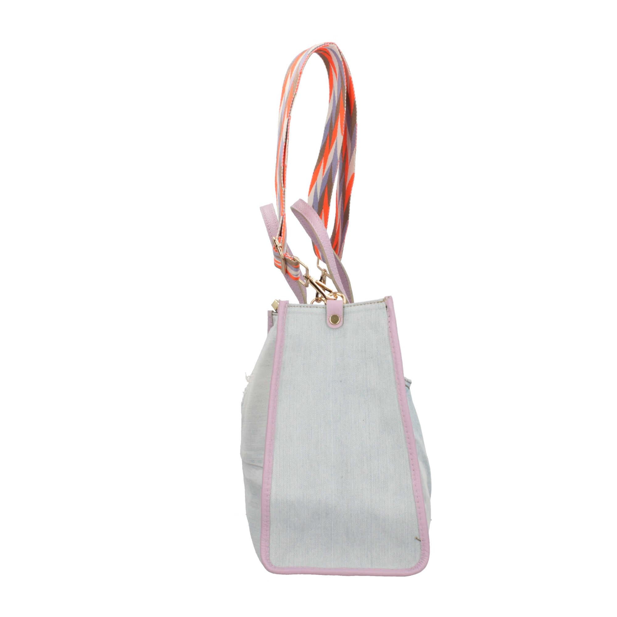 Borsa a mano in Denim Made in Italy