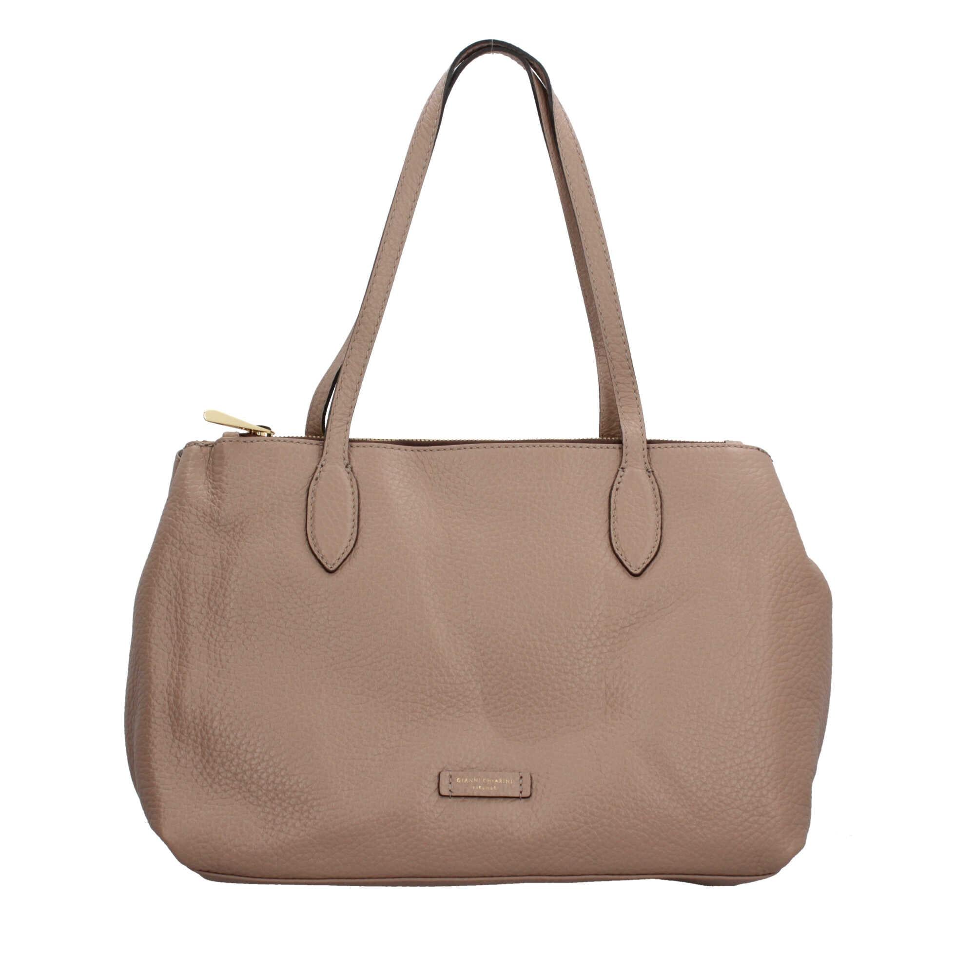 Gianni Chiarini Mara - Shopping Bag Elegante e Versatile in Pelle Grana Maxi