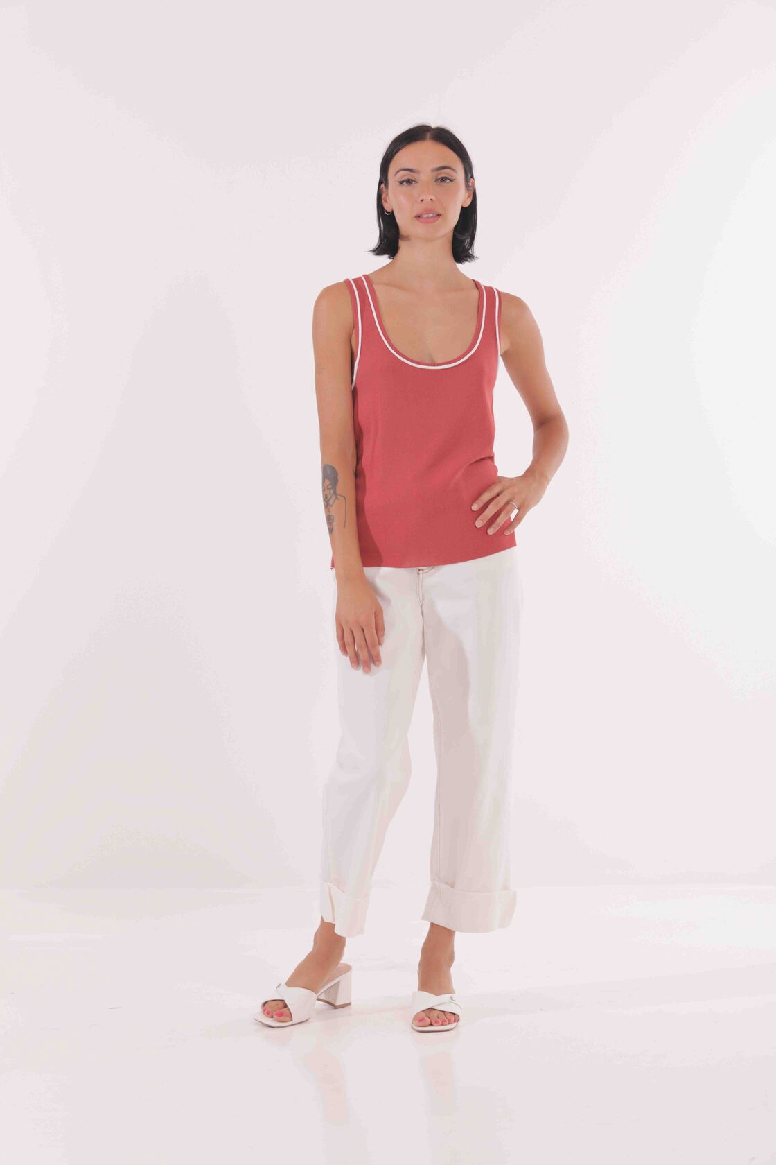 Pantaloni Cropped Mimi-Mua