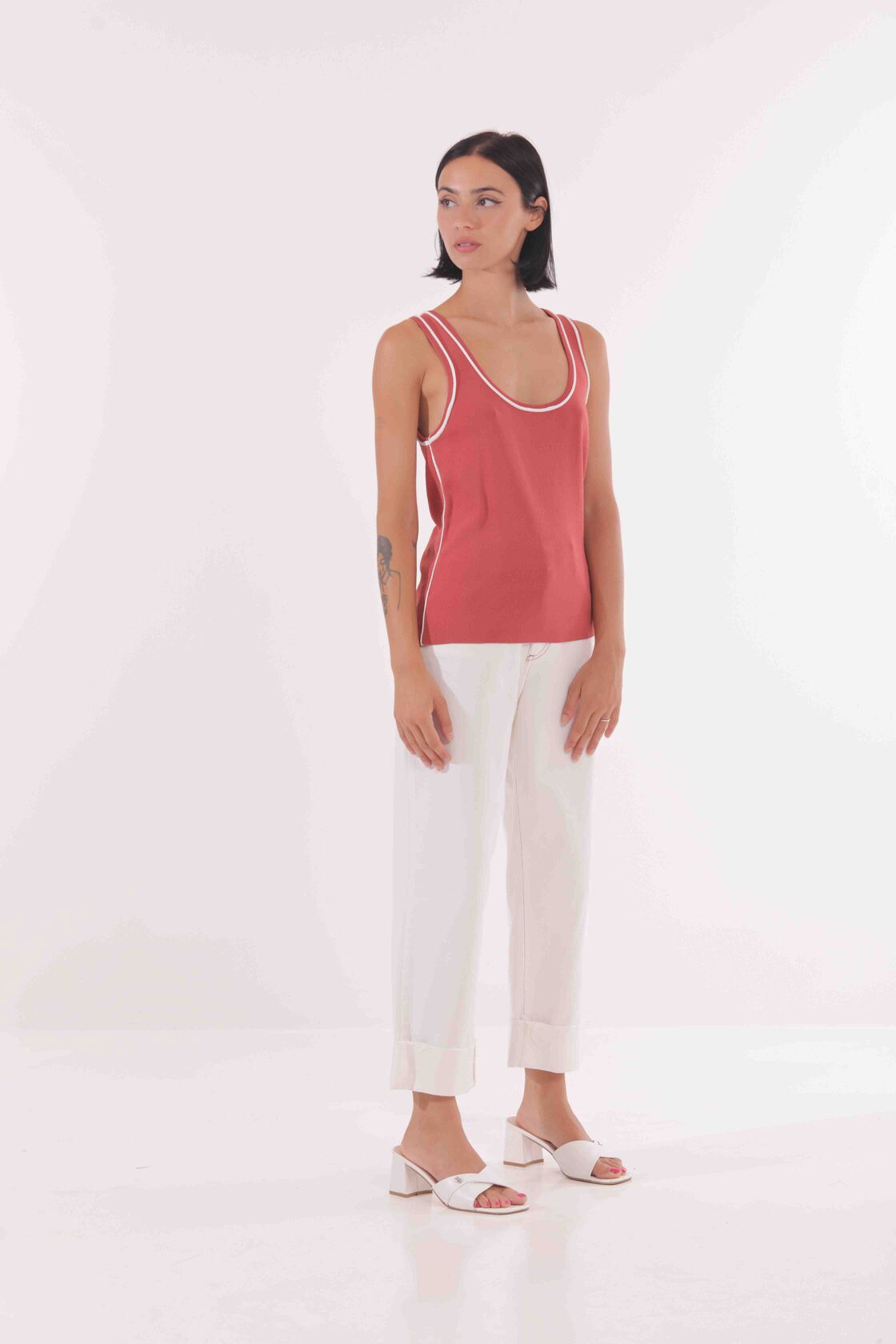 Pantaloni Cropped Mimi-Mua