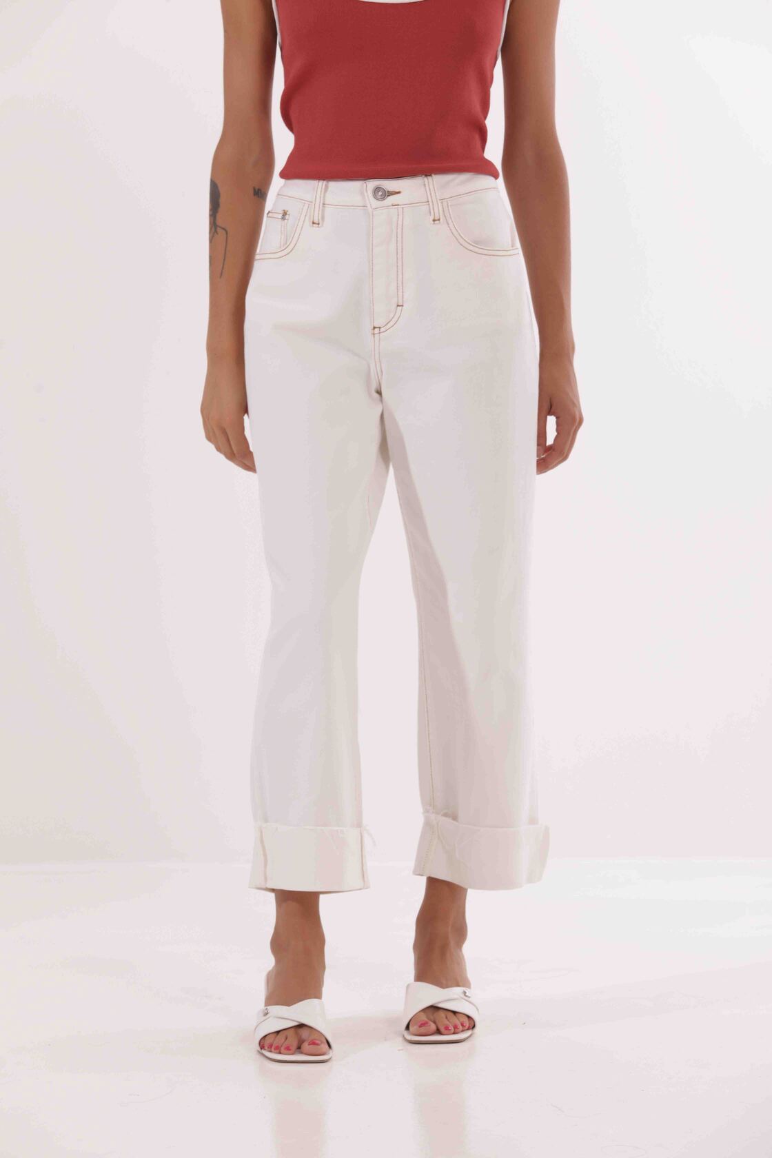 Pantaloni Cropped Mimi-Mua