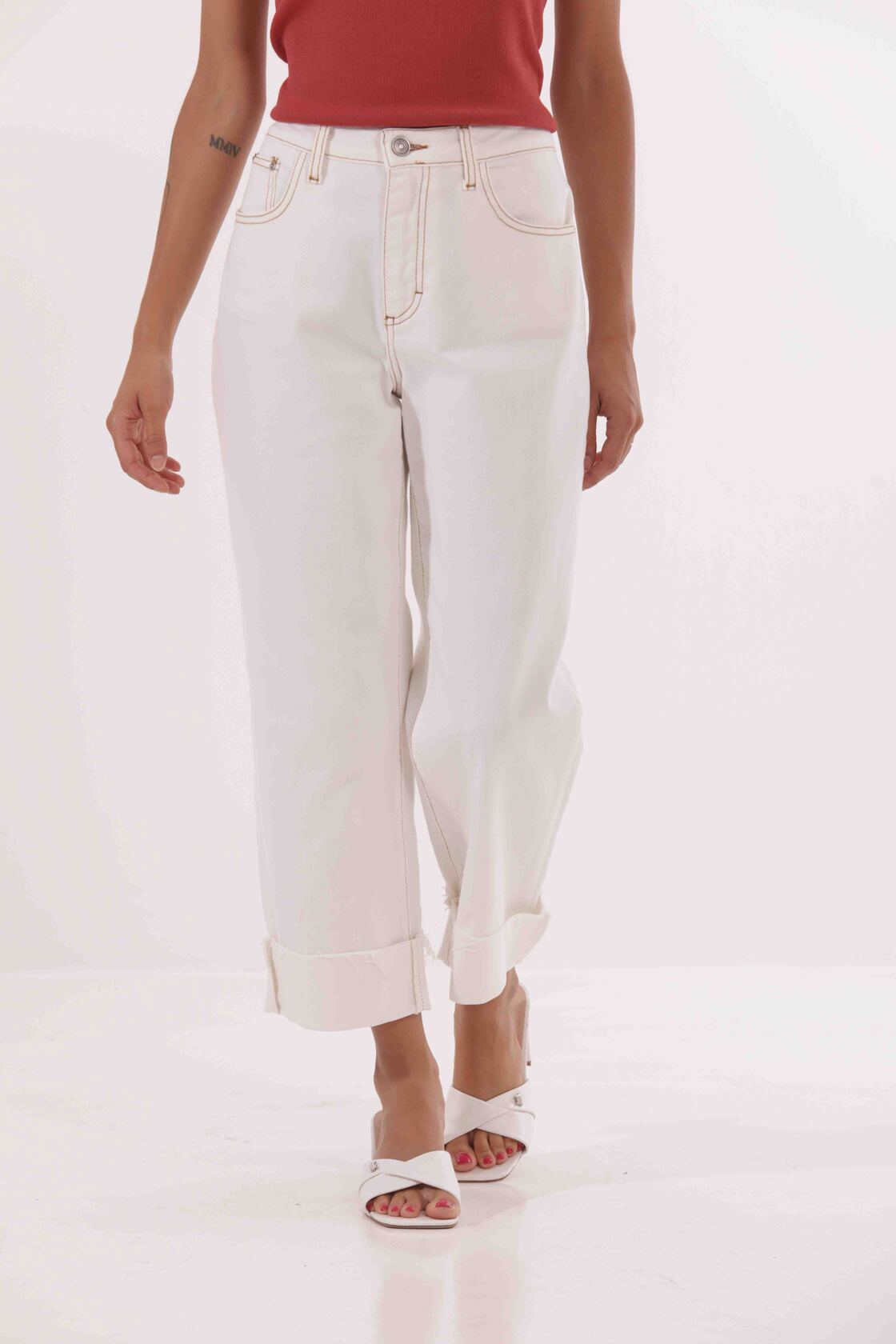 Pantaloni Cropped Mimi-Mua