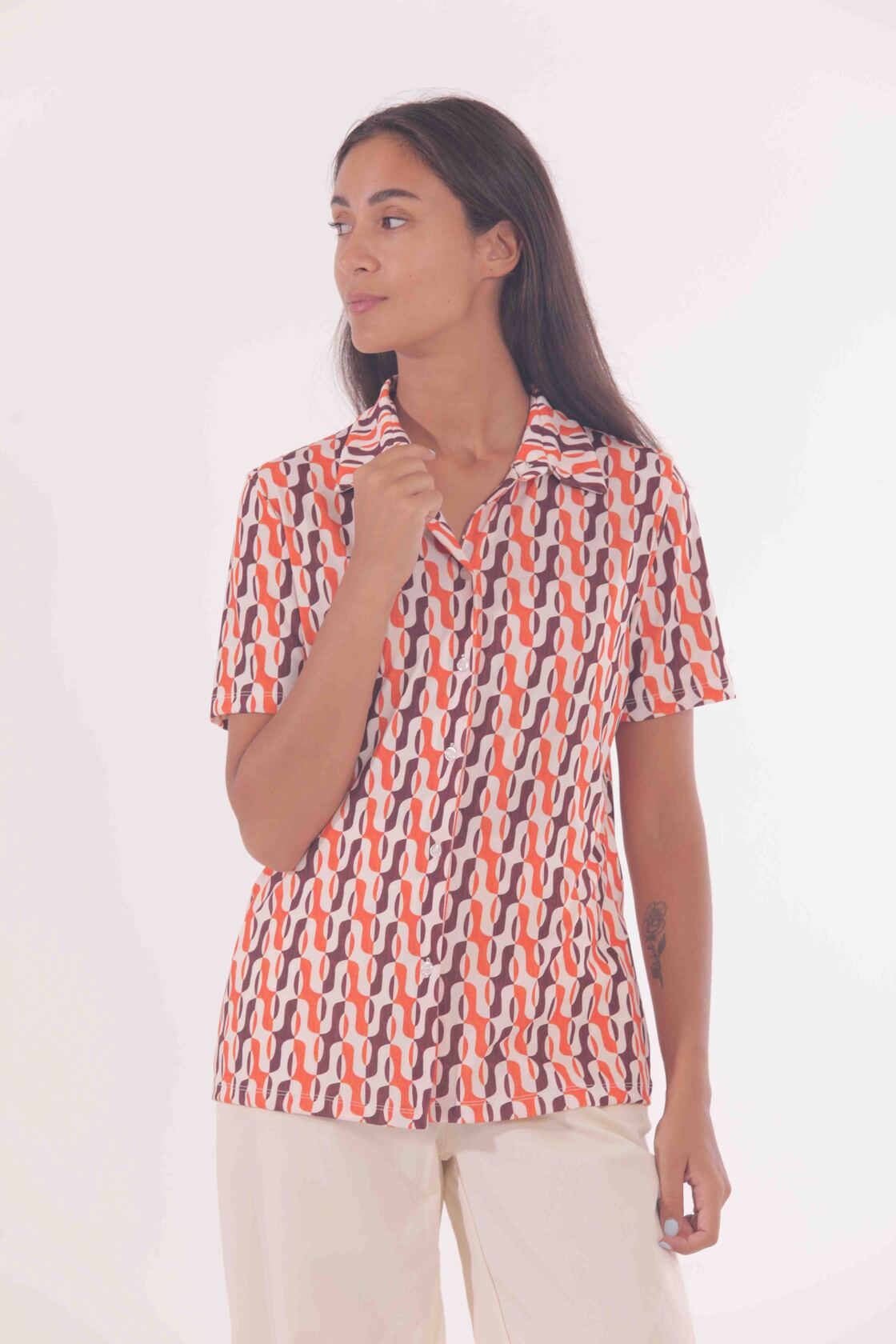 Camicia Elegante Fantasia Bold Mimì Muà