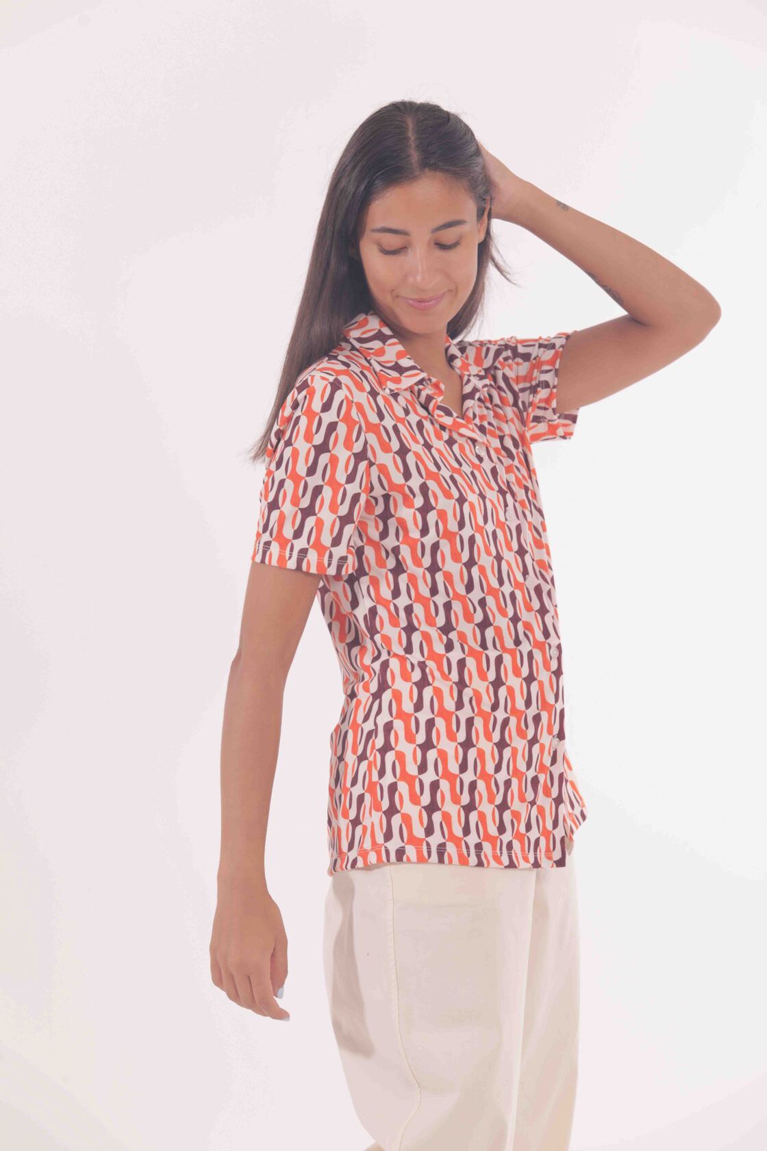 Camicia Elegante Fantasia Bold Mimì Muà