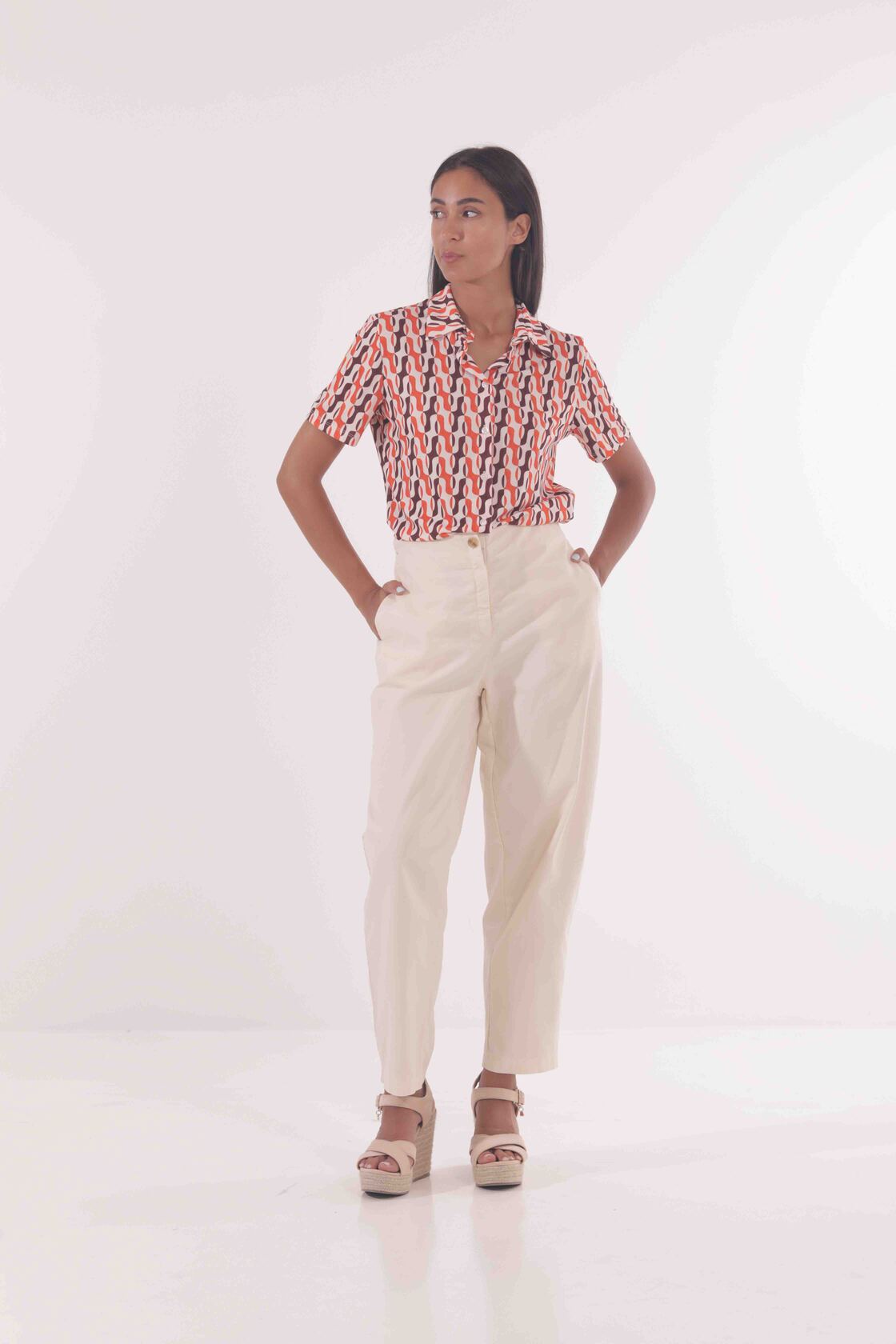 Camicia Elegante Fantasia Bold Mimì Muà