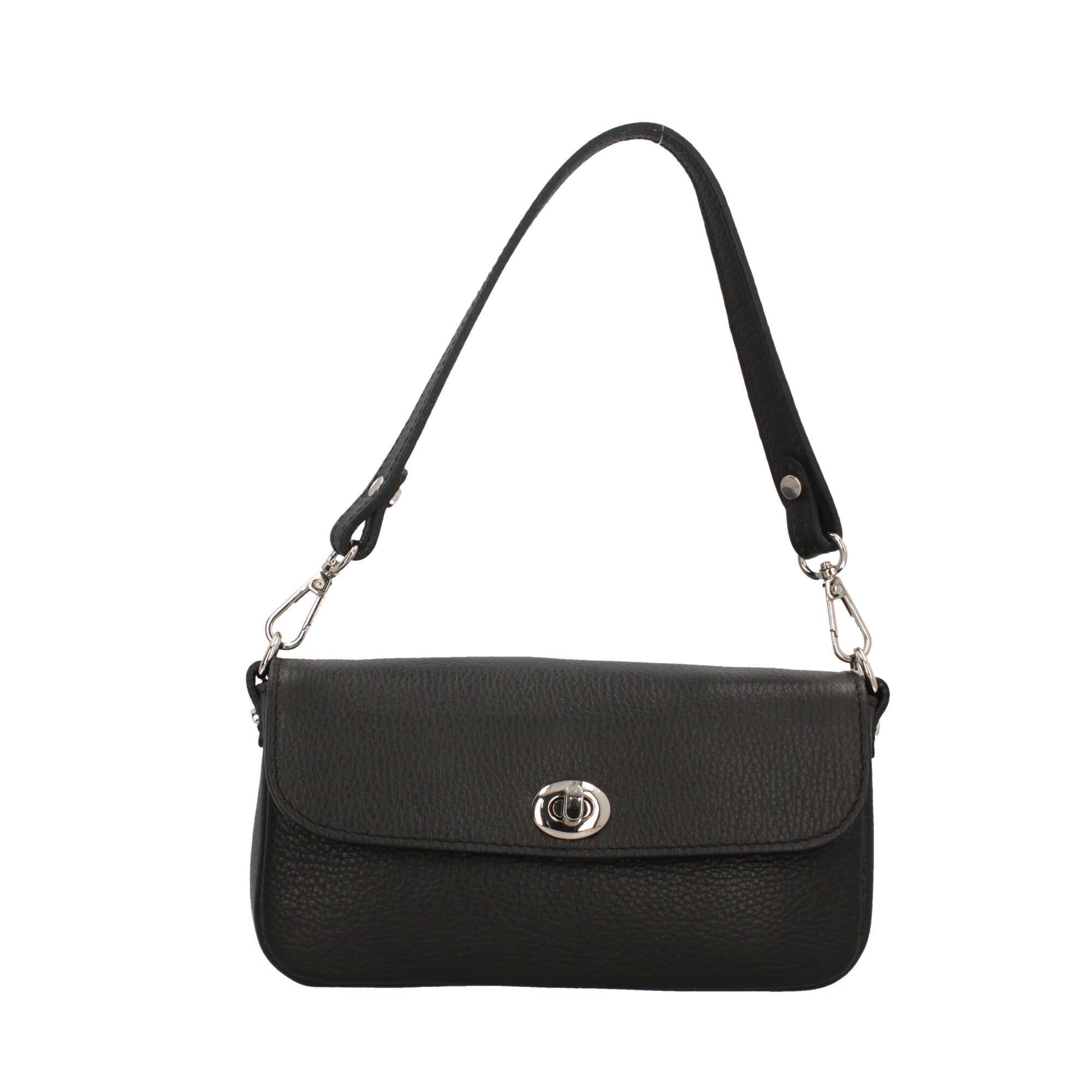 Borsa a spalla in vera pelle Made in Italy