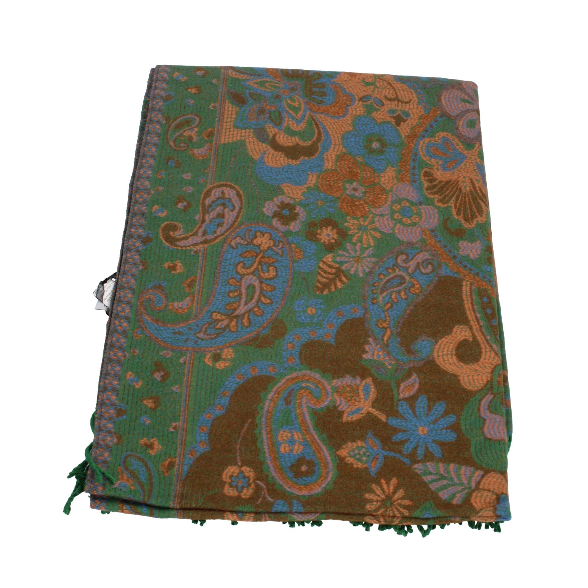 Sciarpa con motivo paisley e frange Mimi Mua