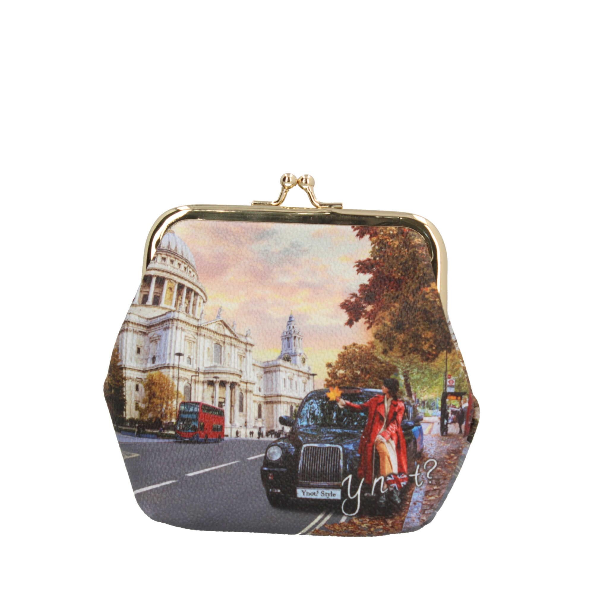 Portamonete Y Not con Chiusura a Scatto