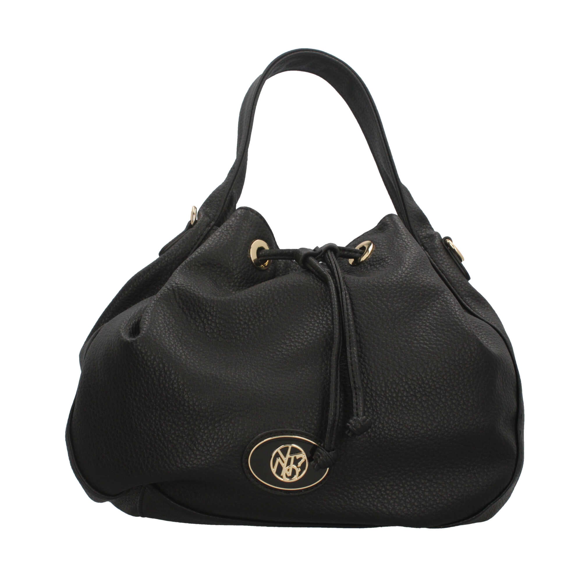 Borsa secchiello YNot raffinata e spaziosa con doppia tracolla Nero TU | Giò Fashion