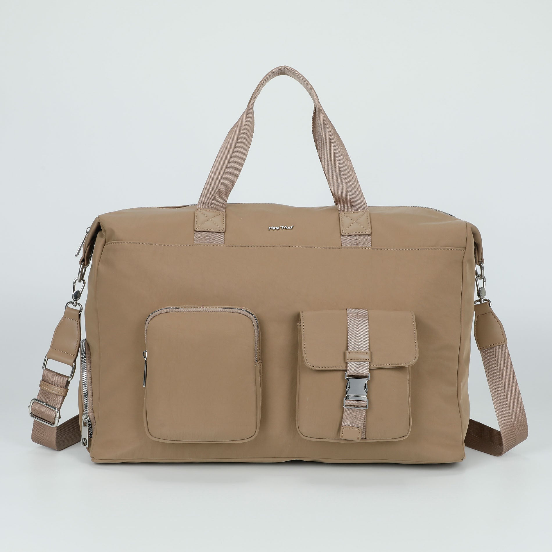 Mimi Mua borsone in nylon con tasche