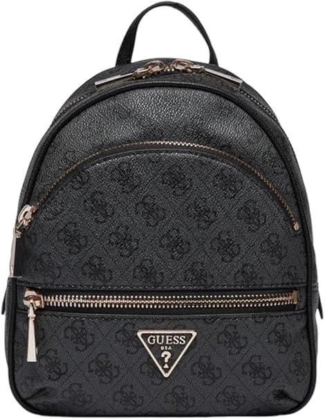 Zaino Guess compatto con logo in rilievo NERO LOGO TU | Giò Fashion