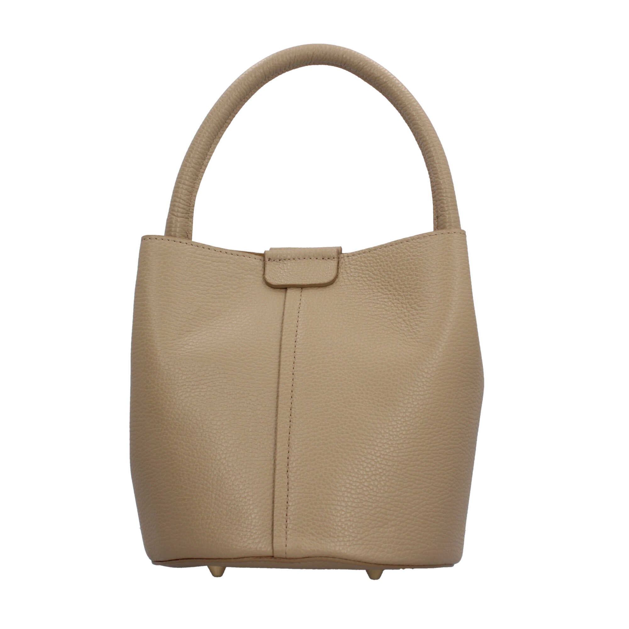 Borsa a secchiello in pelle Made in Italy