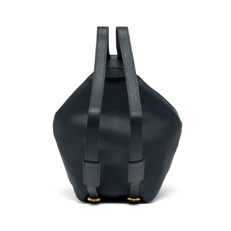 Gianni Chiarini Guia zaino in pelle martellata con doppia zip e tracolle regolabili