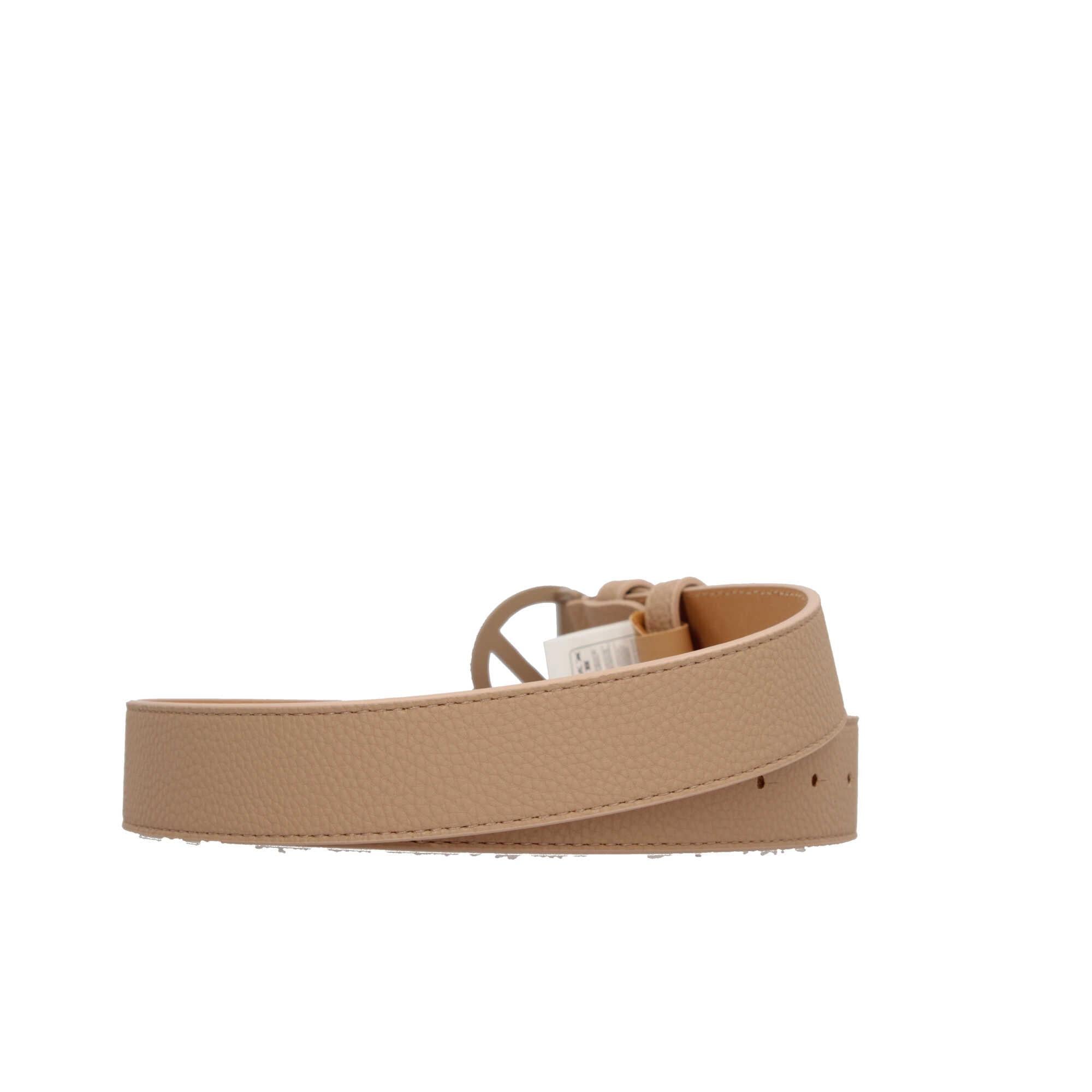 Cintura Valentino Reversibile con Pattern Monogram e Fibbia Logo V