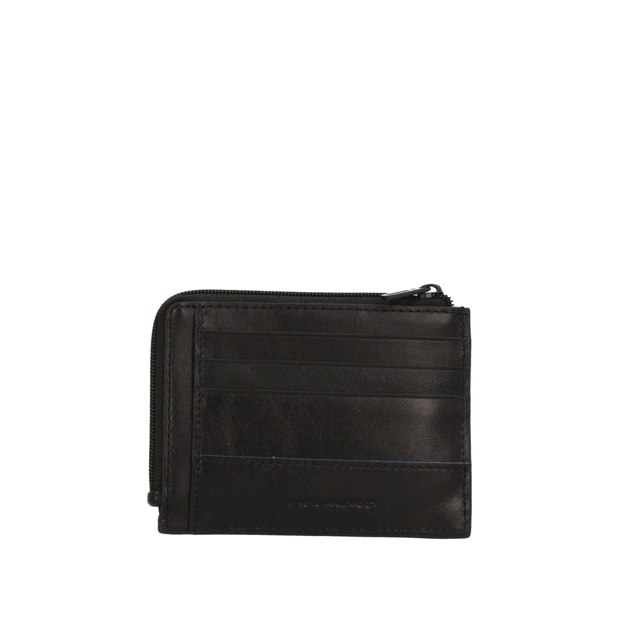 Portamonete in Pelle "Blue Square Piquadro