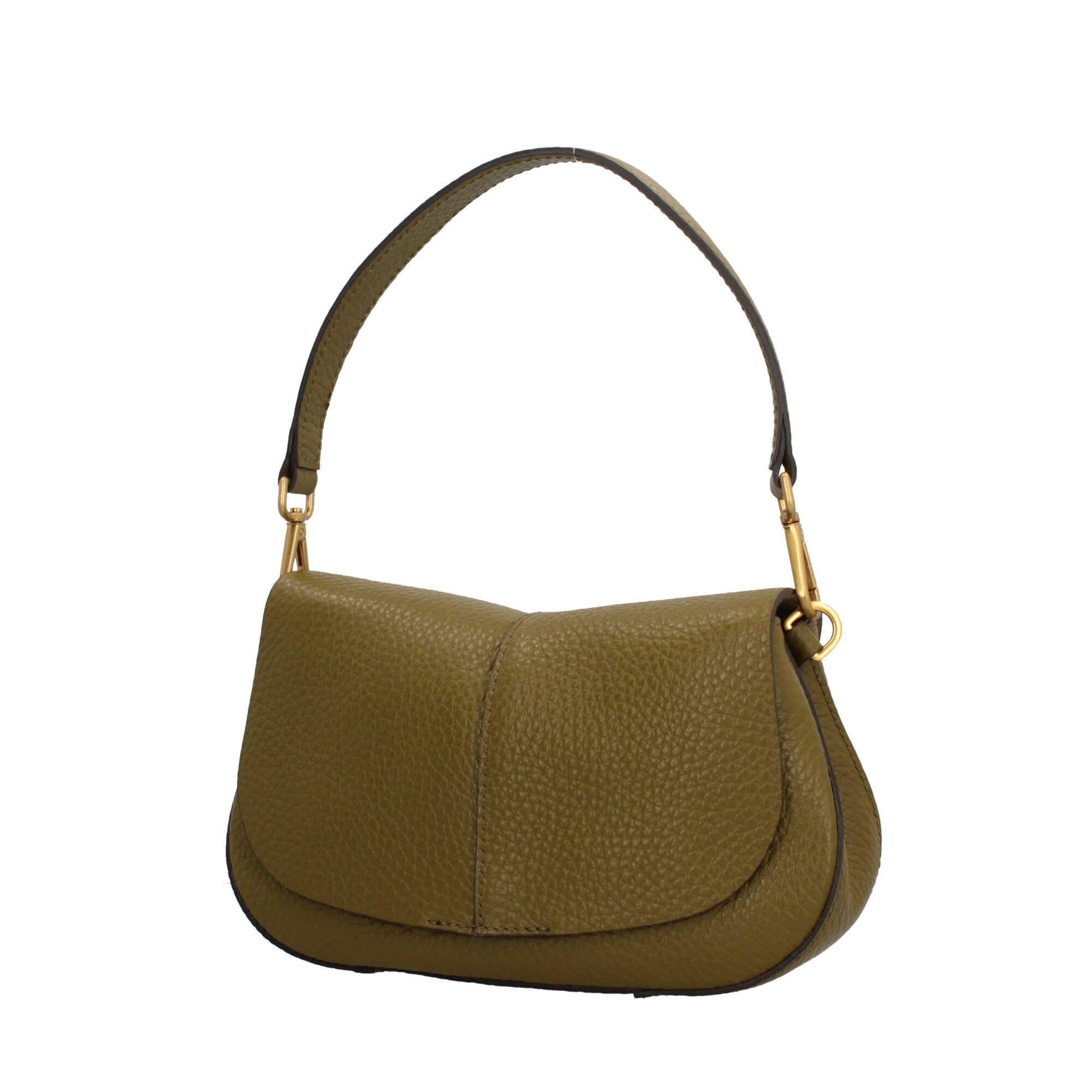 Gianni Chiarini Helena Round Borsa a Tracolla Glamour in Pelle Grana M