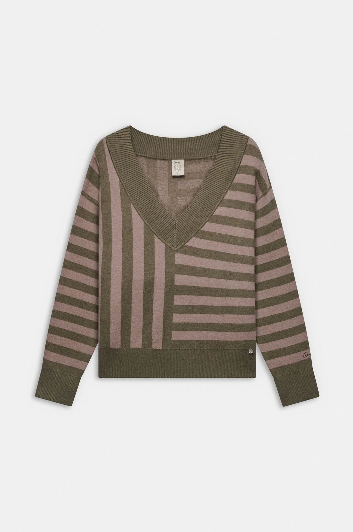 Maglione Donna Anekke a Righe in Maglia dal Design Casual Chic