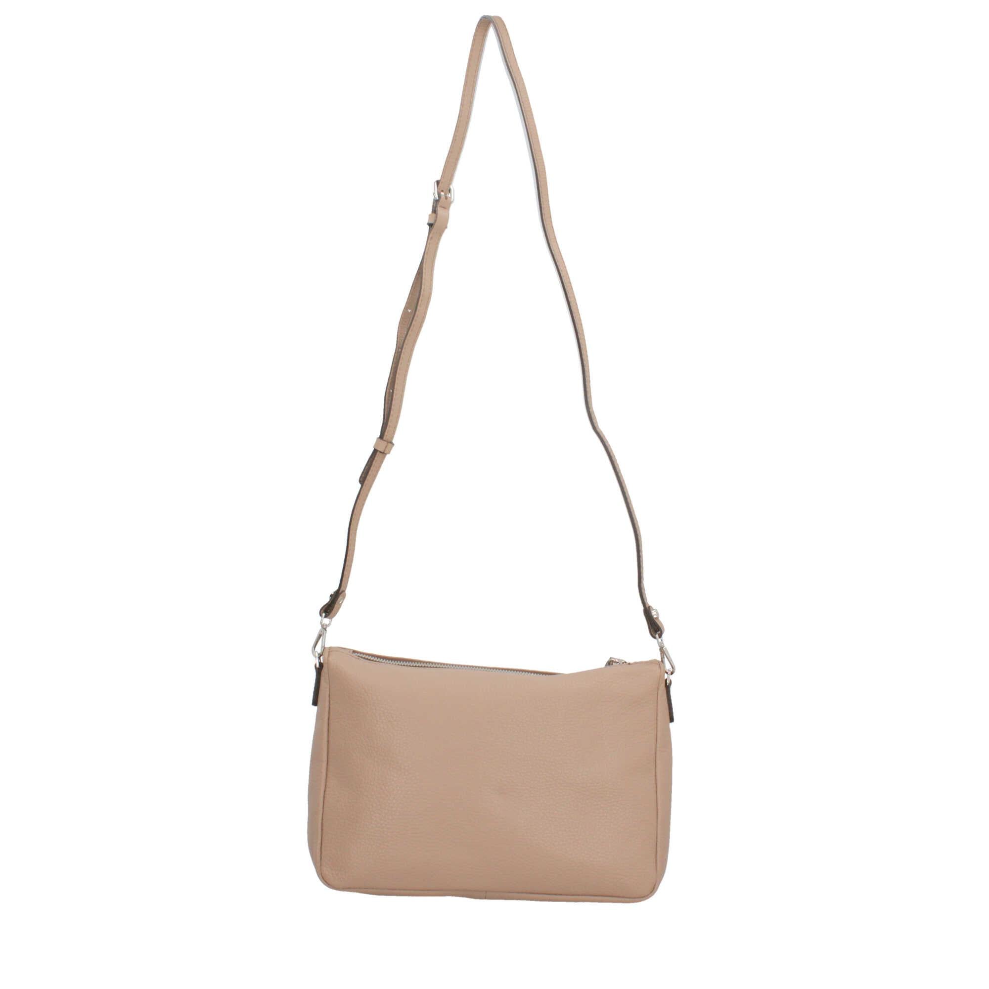 Gianni Chiarini Essential - Borsa a Tracolla Minimalista in Pelle Grana
